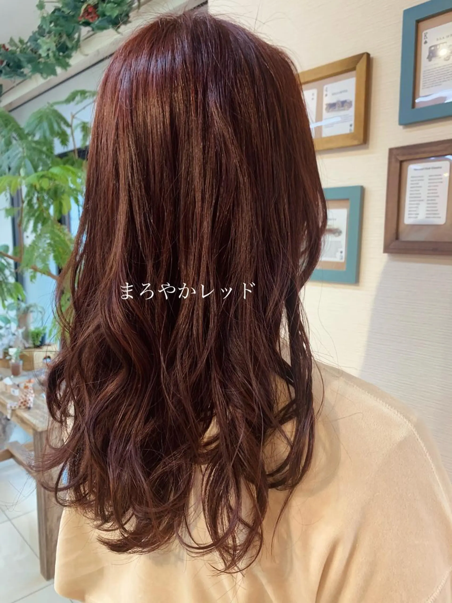 ロング カラー 中垣 南のヘアスタイル