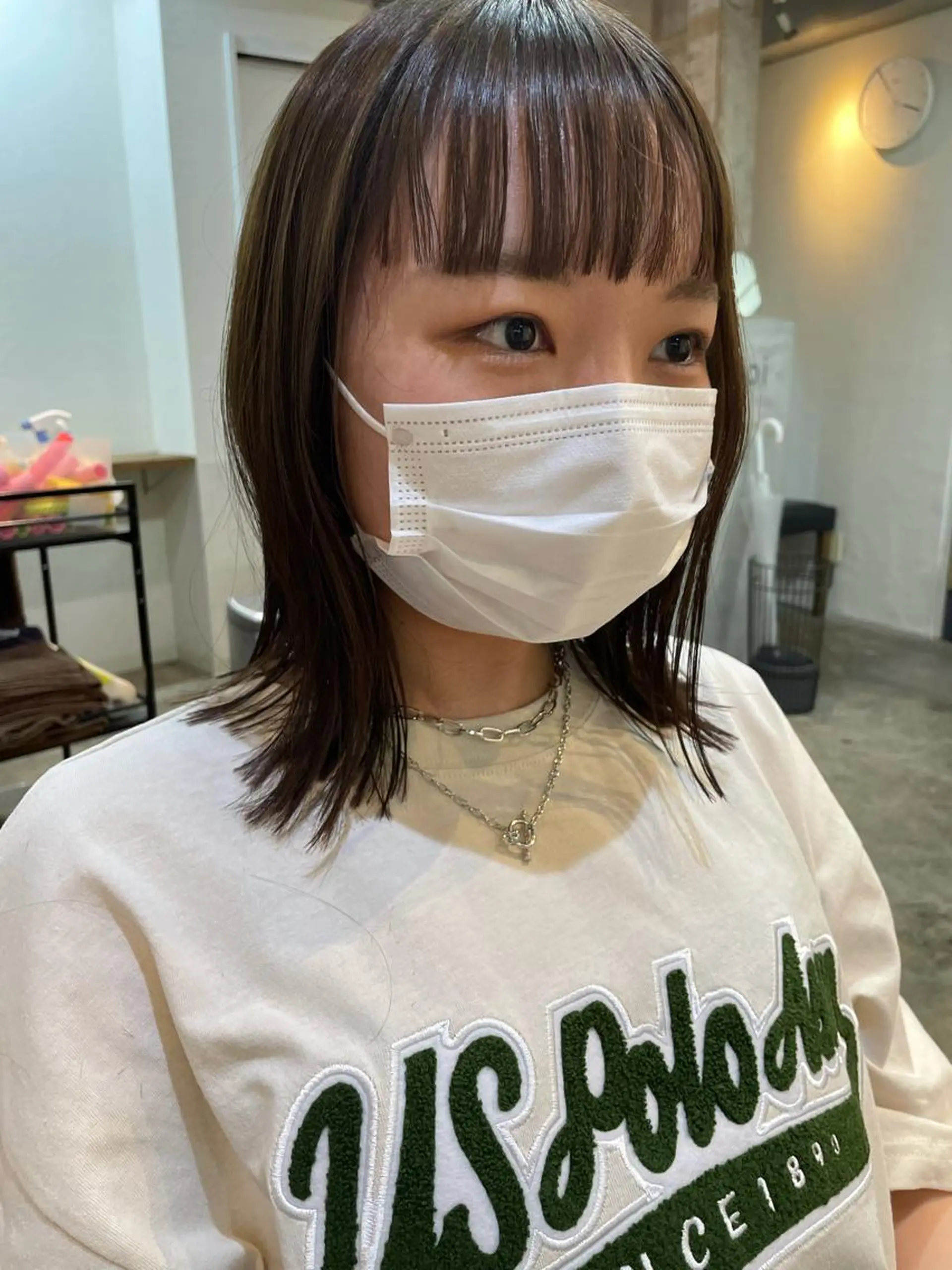 ミディアム 斎藤祐樹 /レイヤー/パーマのヘアスタイル