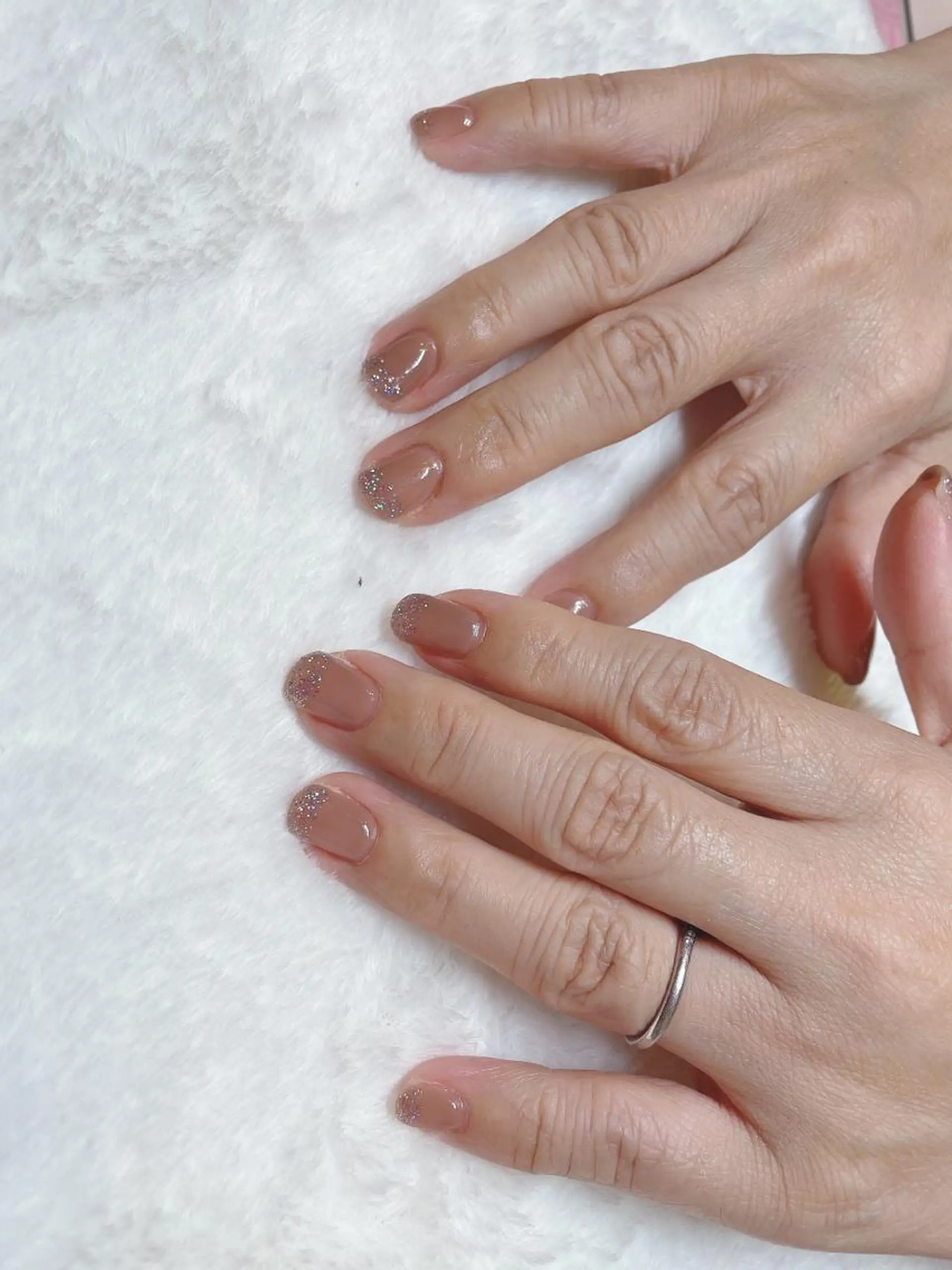 ネイル ラメ(グリッター) 頑張る女性の味方✴︎ M.i　nail ♡のネイルデザイン