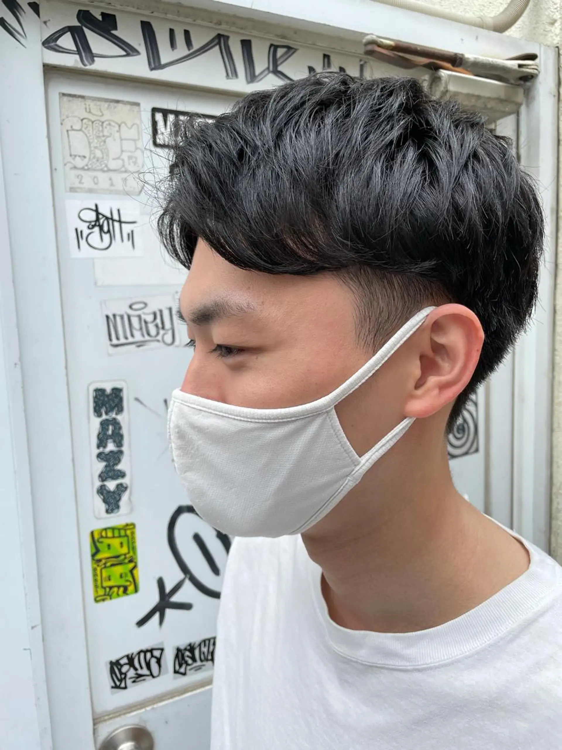 ショート メンズ センターパート メンズ就活ヘア 【東北メンズヘア1 位受賞🥇】本間祐太のヘアスタイル