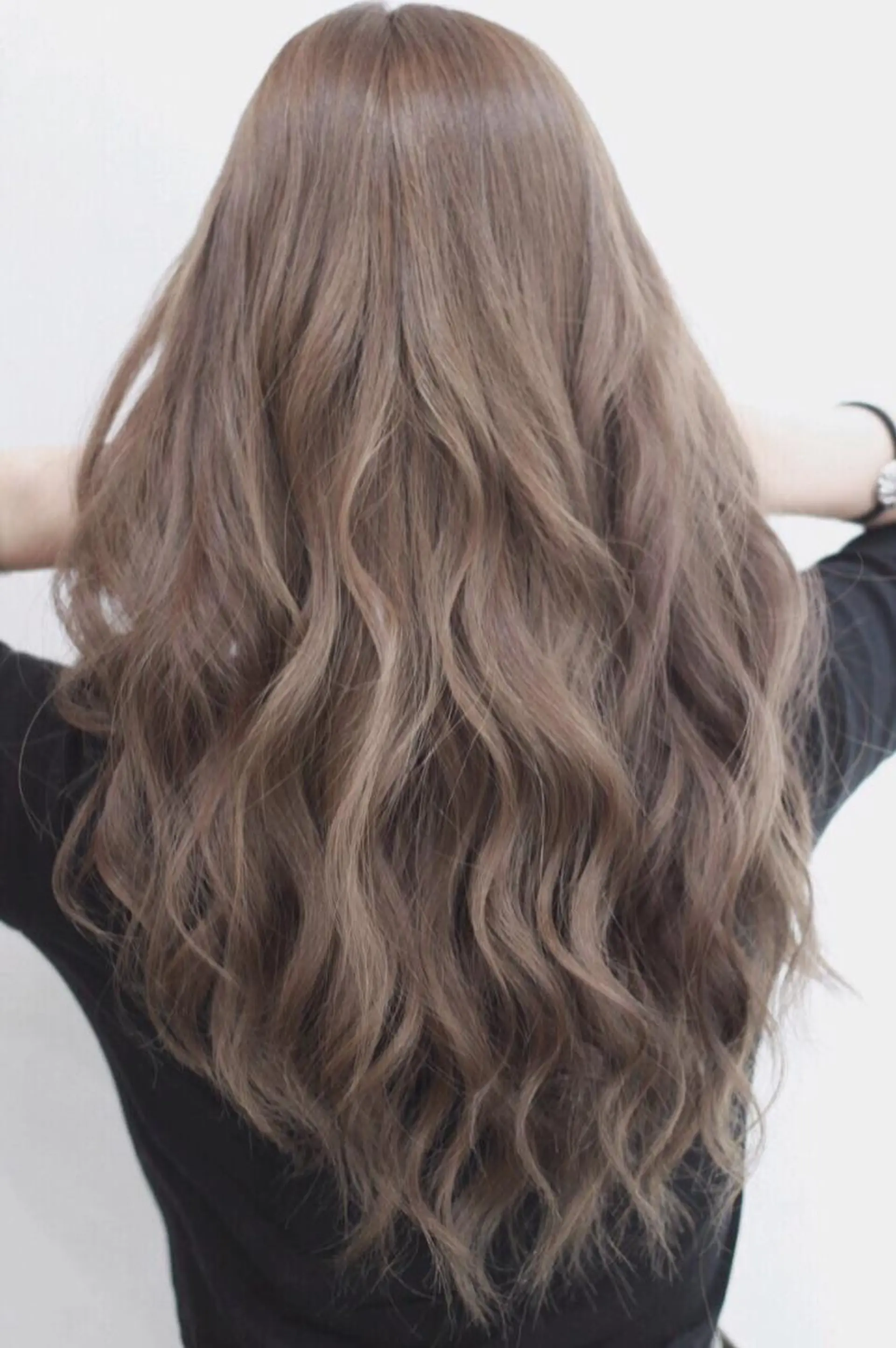 ロング カラー ヘアアレンジ 大阪レミーエクステ チビ編み込みのヘアスタイル