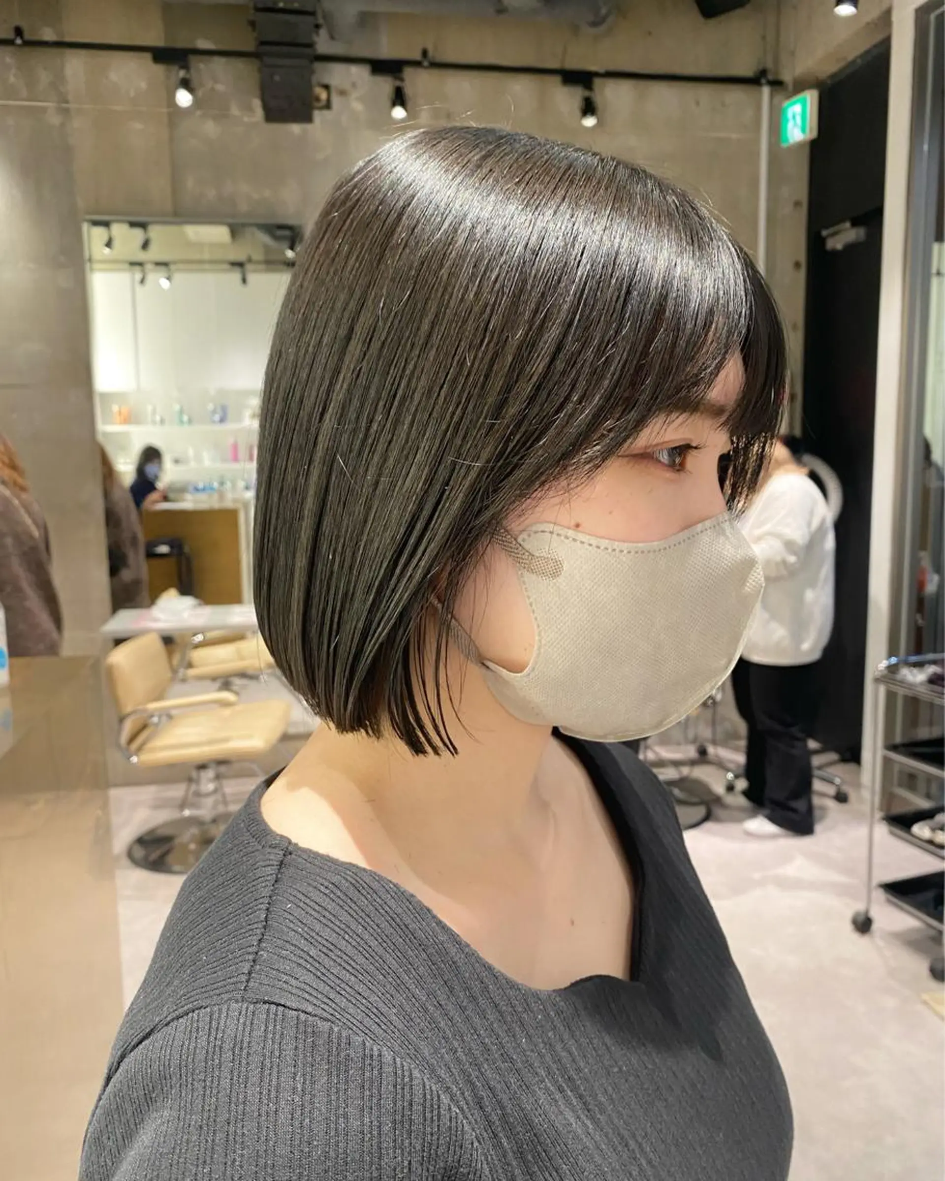 ショート カラー ボブ ヘアカラー mina🪐立川駅/ 無料ショートカットのヘアスタイル