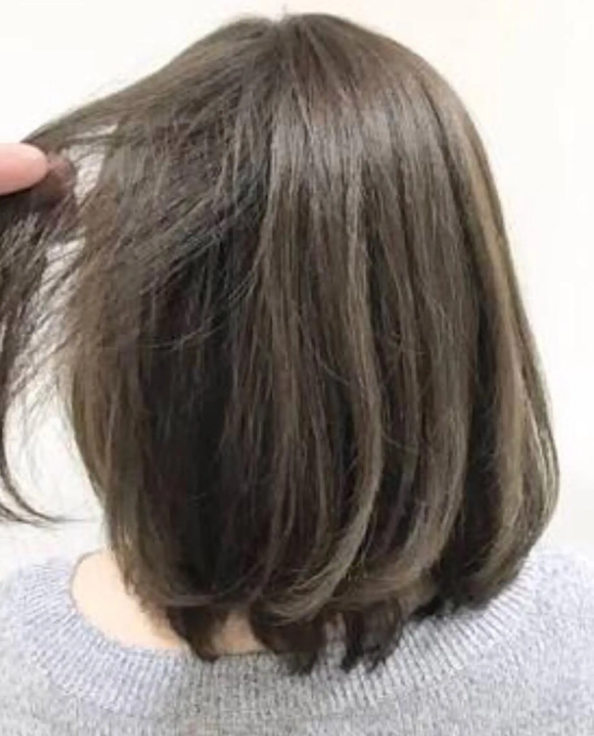 ミディアム カラー ブリーチ 透明感カラー ブリーチなしカラー T Maiのヘアスタイル