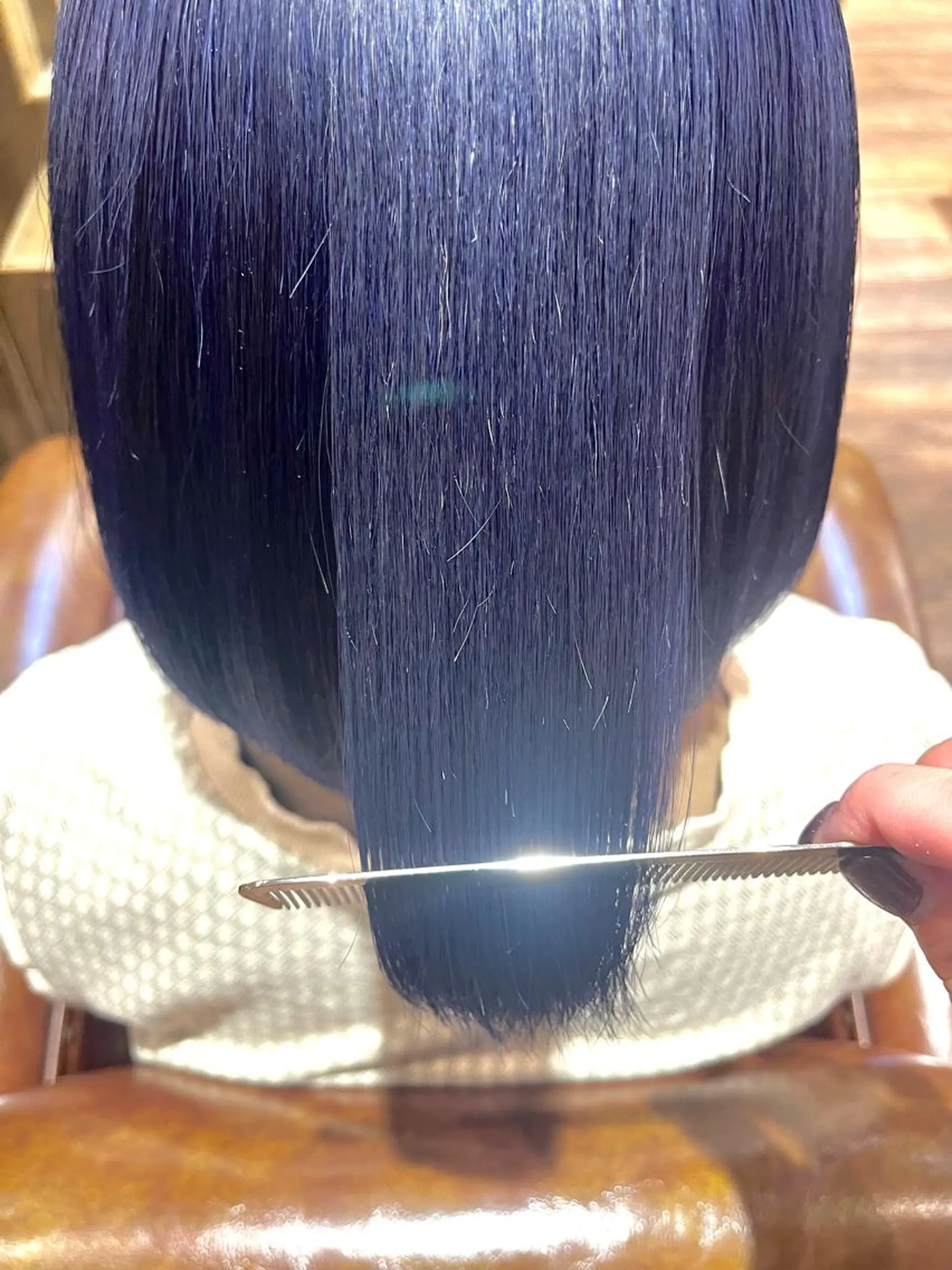 カラー ブルーカラー ネイビーカラー 🐾 atsuyaのヘアスタイル