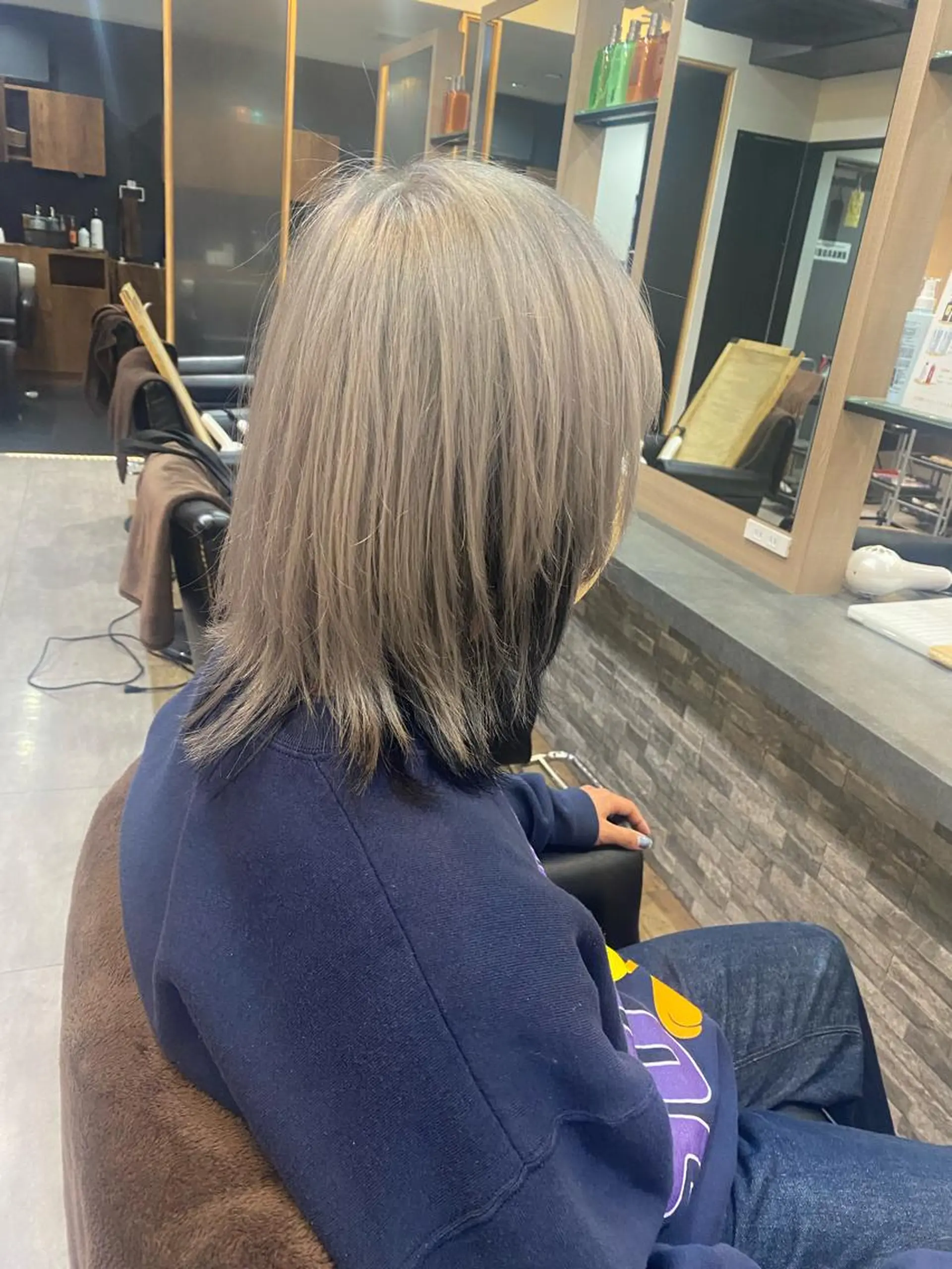 カラー メンズ カット ヘアカラー ヘアセット men'slapis YUTOのヘアスタイル