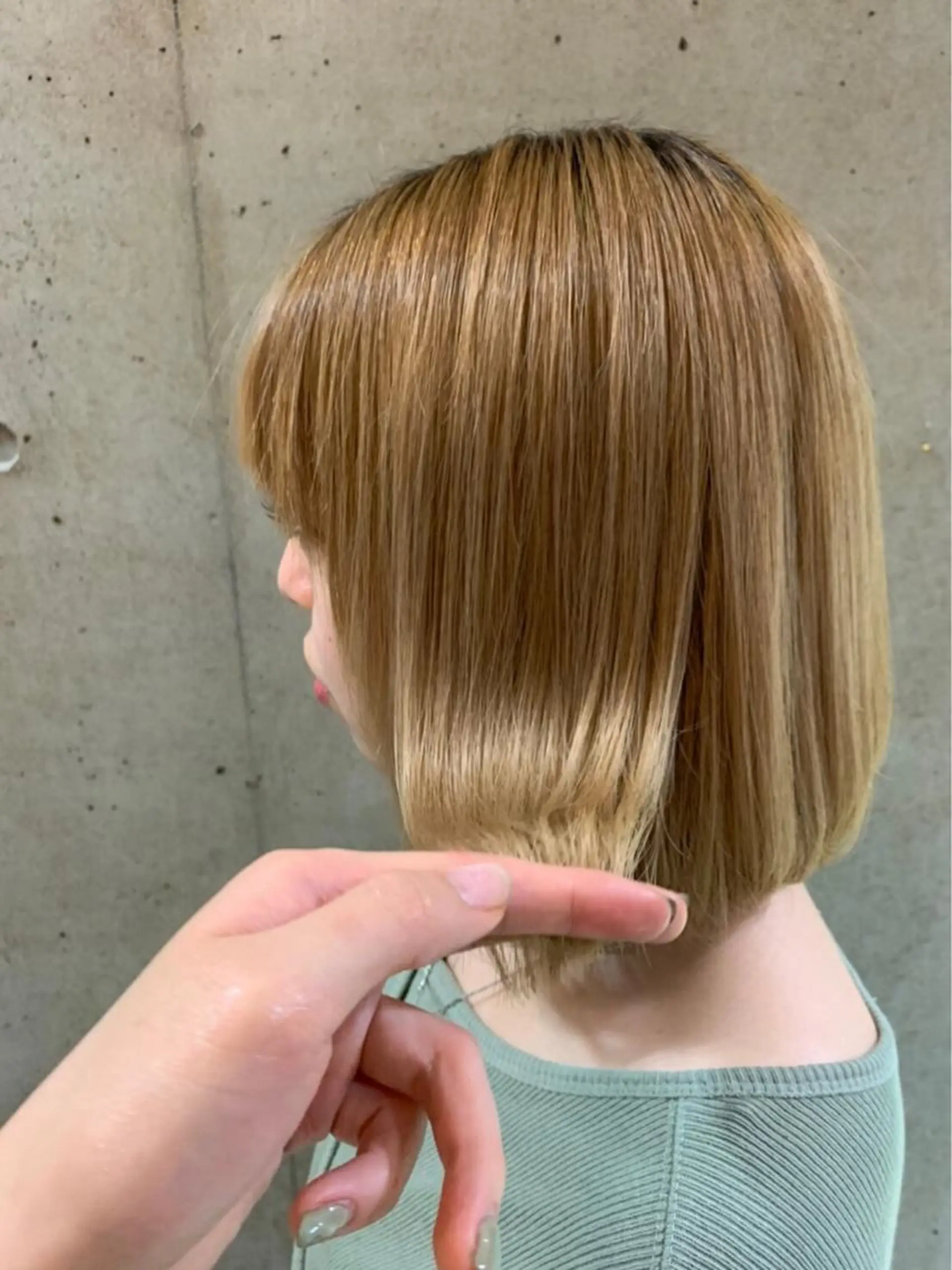 ミディアム カラー トリートメント 木野田 萌のヘアスタイル