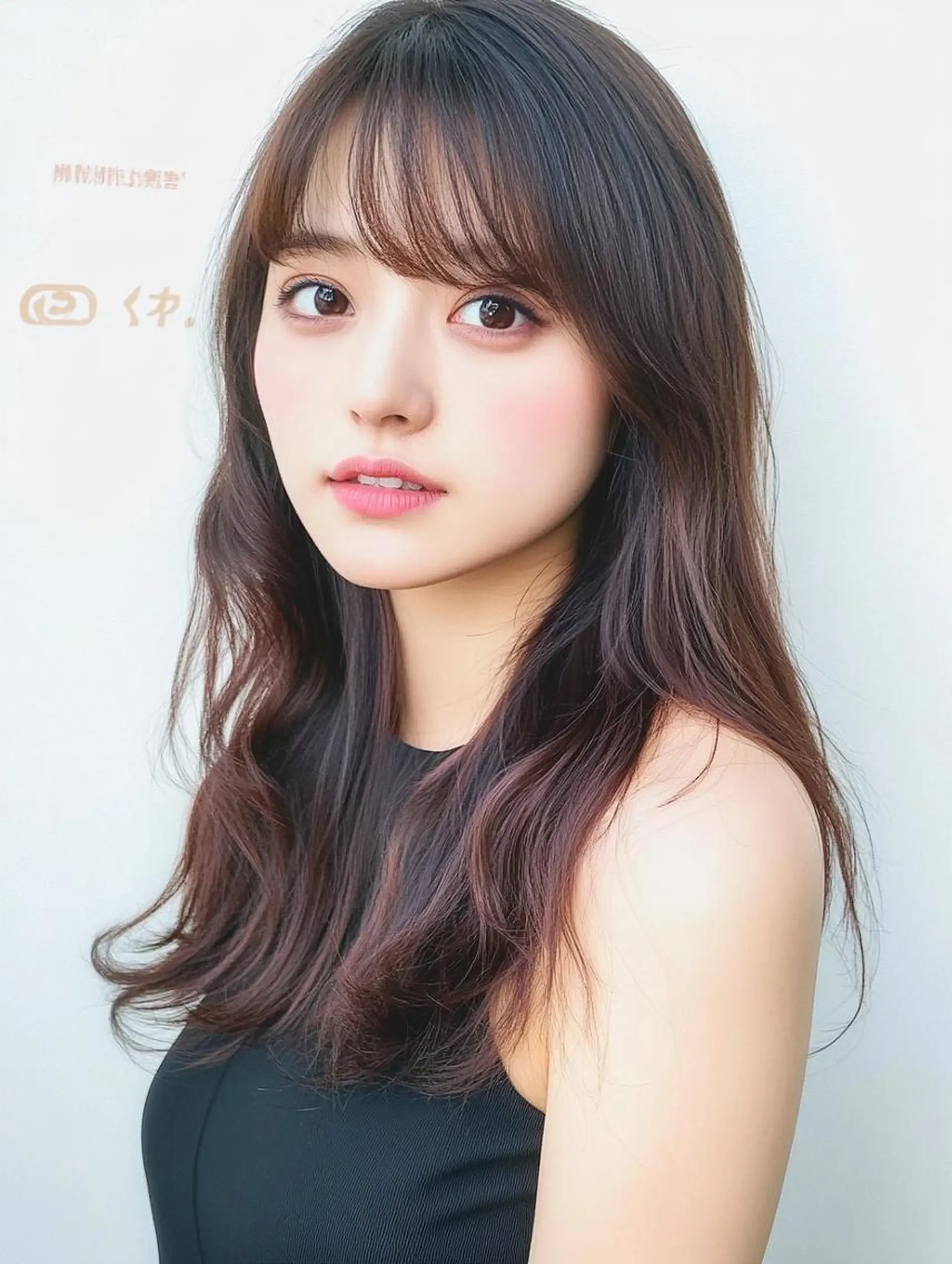 カラー セミロング JILL by GiseL/天神のヘアスタイル