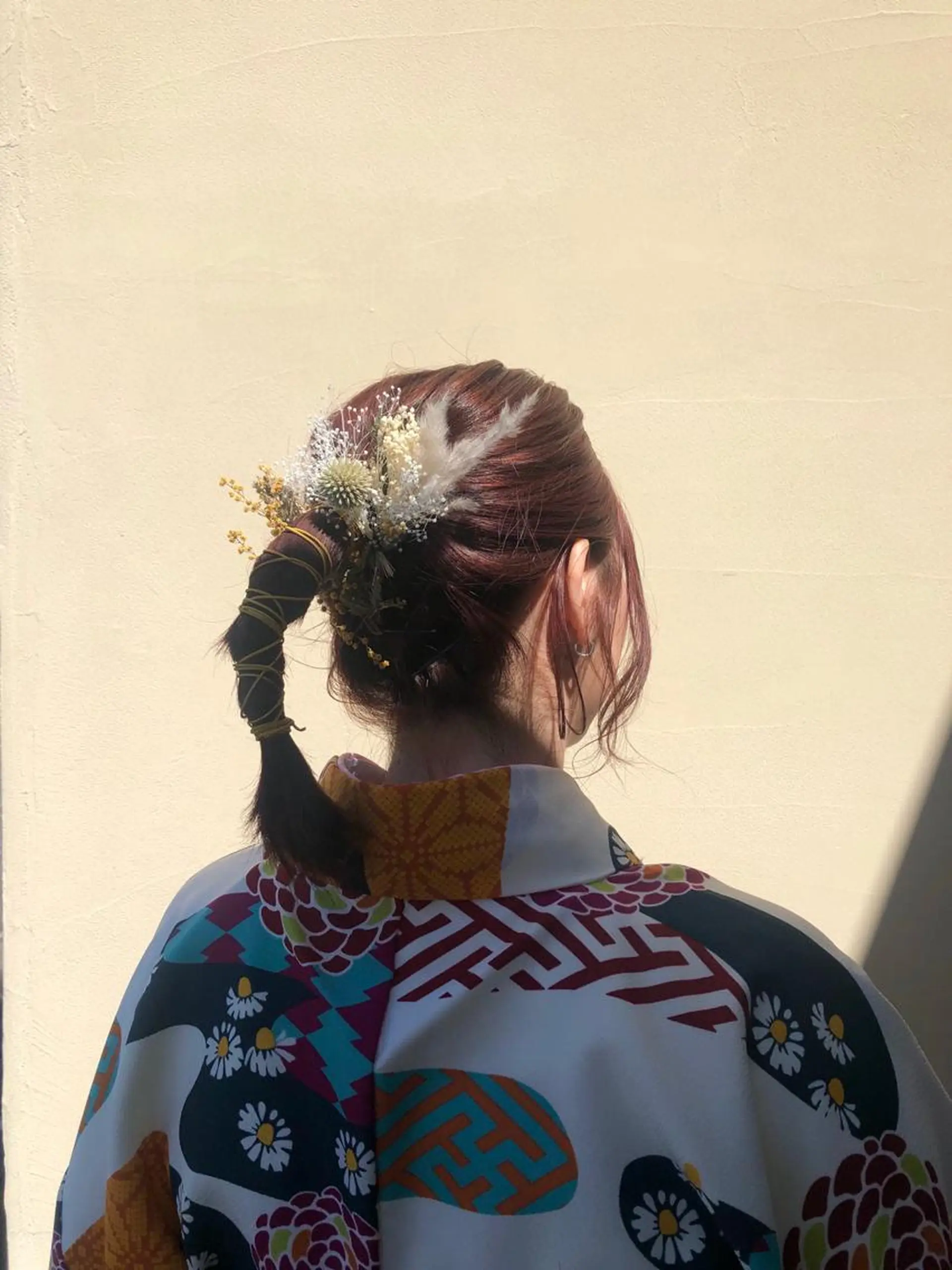 ミディアム ヘアアレンジ 桑原 菜摘のヘアスタイル