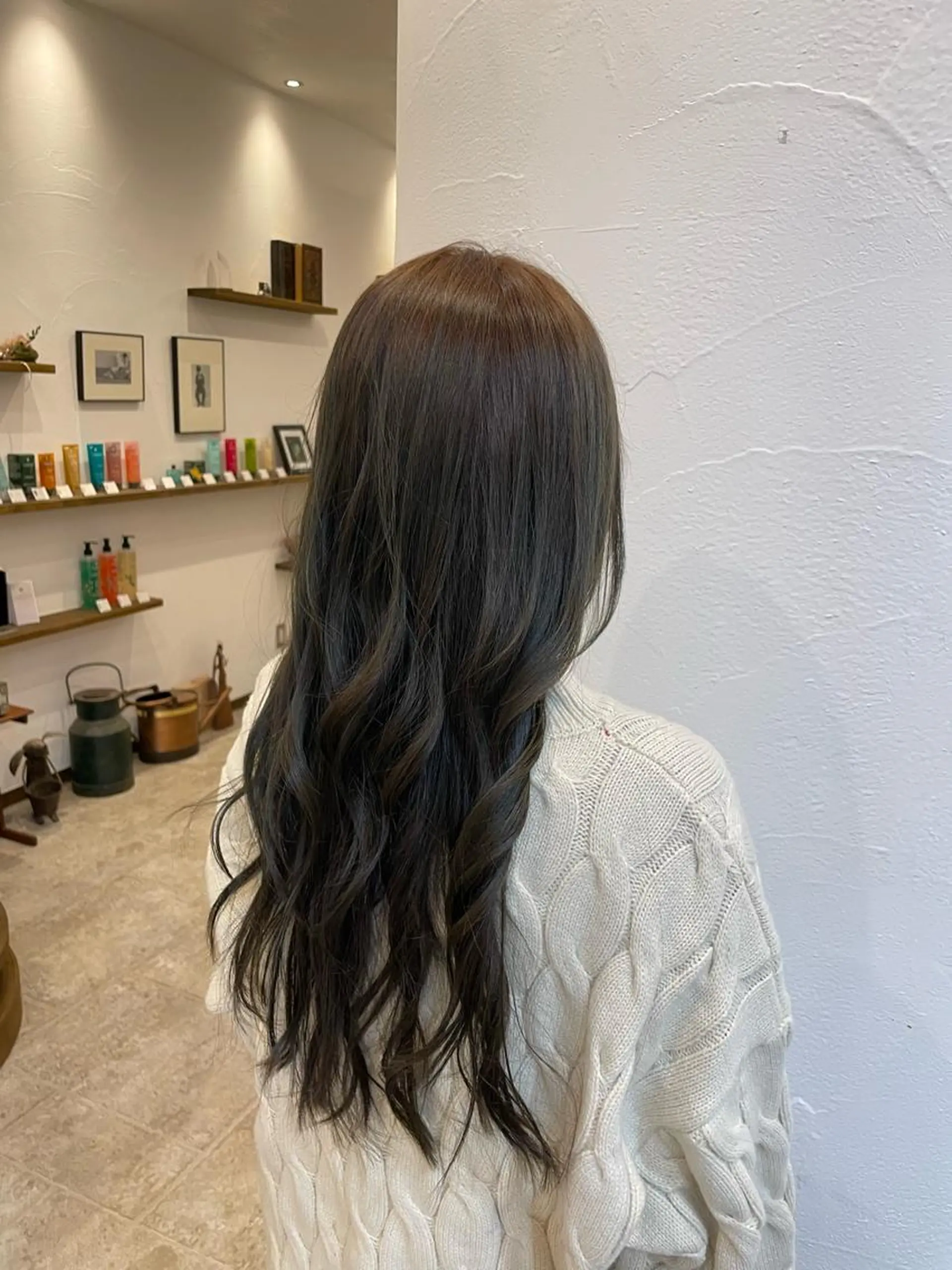 ロング カラー CRESCENDO 本杉春菜のヘアスタイル
