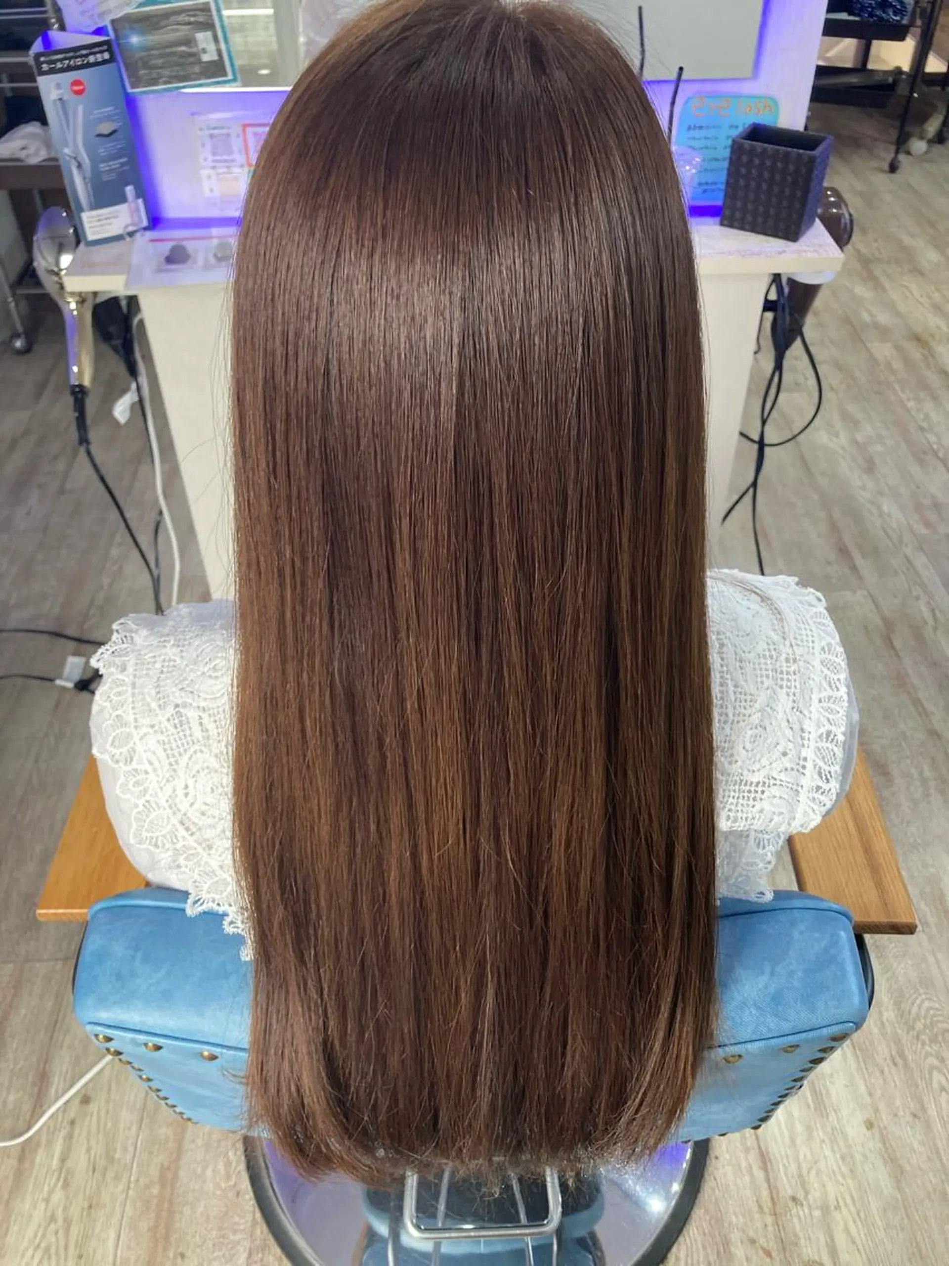 ロング カラー トリートメント ヘッドスパ 大谷 亜依のヘアスタイル