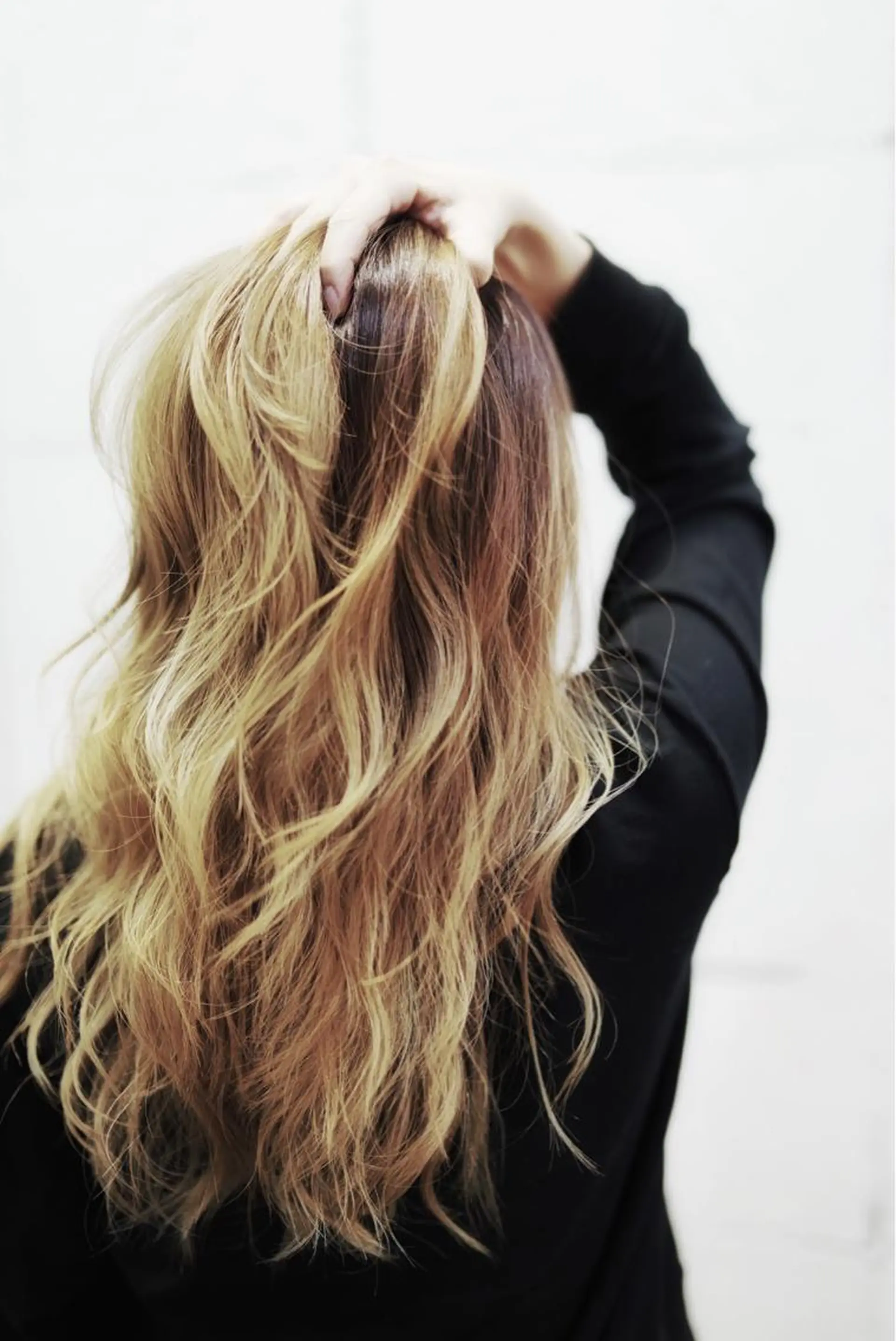 ロング レイヤーカット カット ヘアカラー くわやま まさきのヘアスタイル