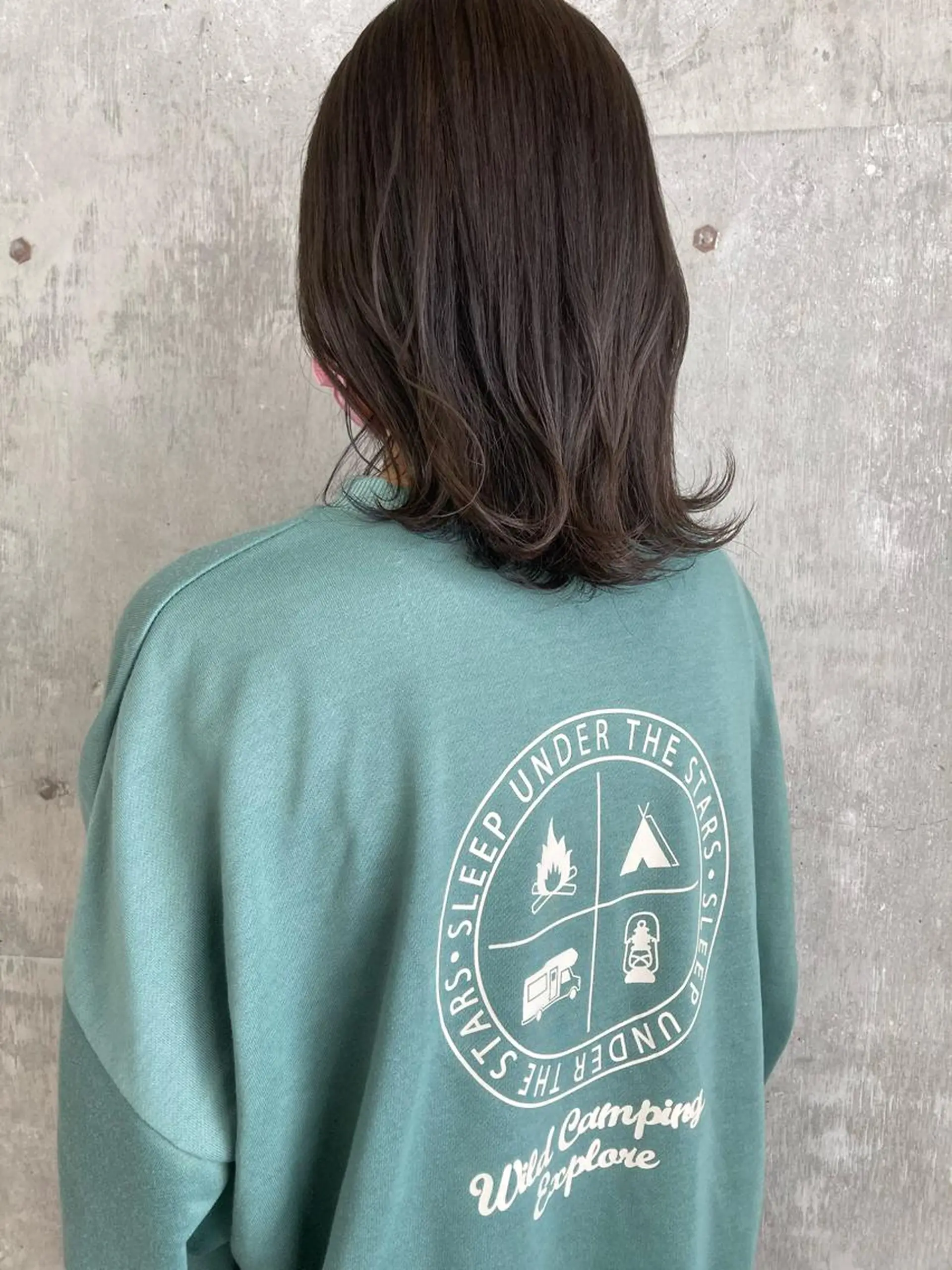 ミディアム カラー カット 縮毛矯正 小木曽智美 /ボブ/ショートのヘアスタイル