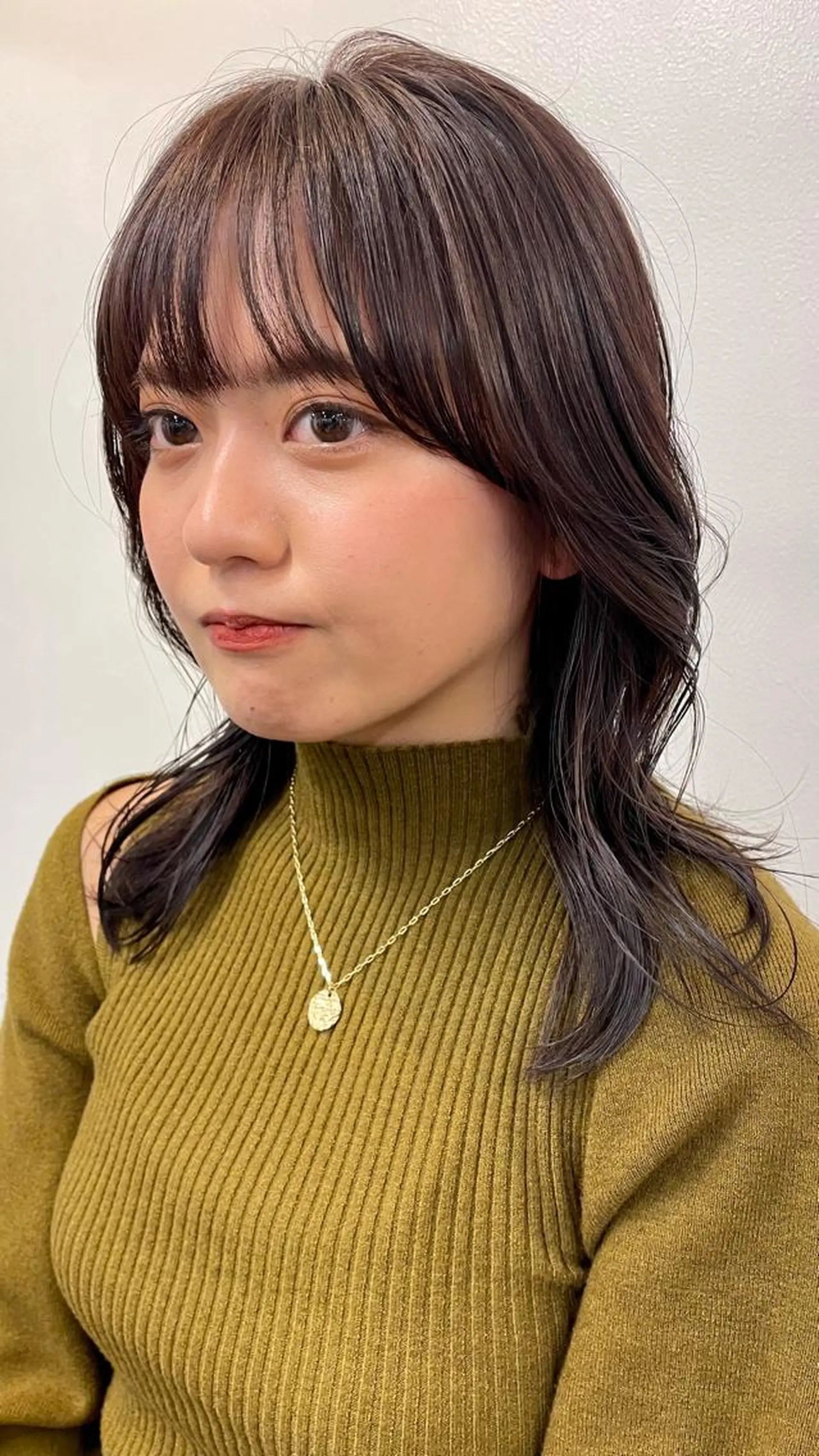 ミディアム カットモデル募集 長谷川のヘアスタイル