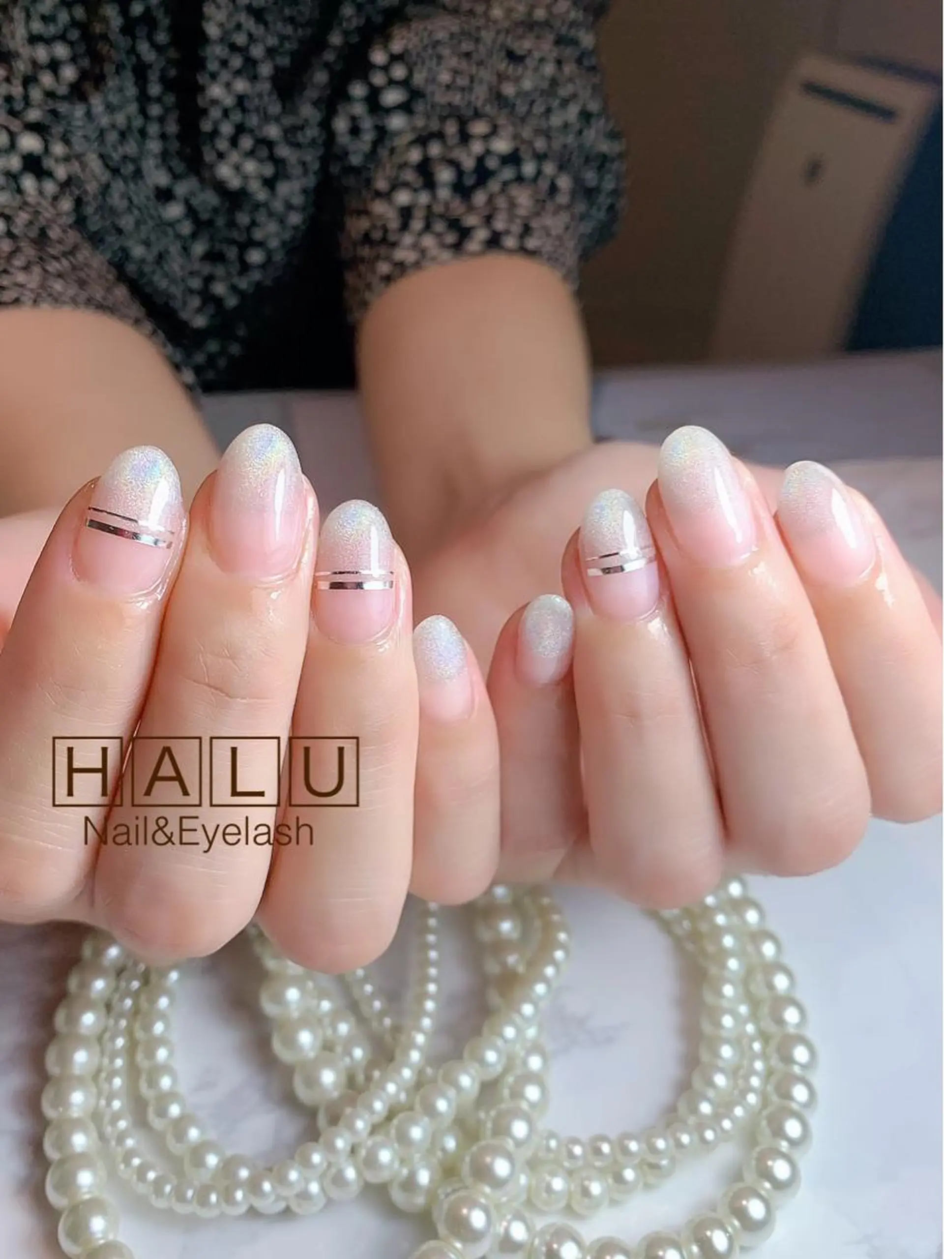 ネイル オーロラネイル HALU ハルのネイルデザイン