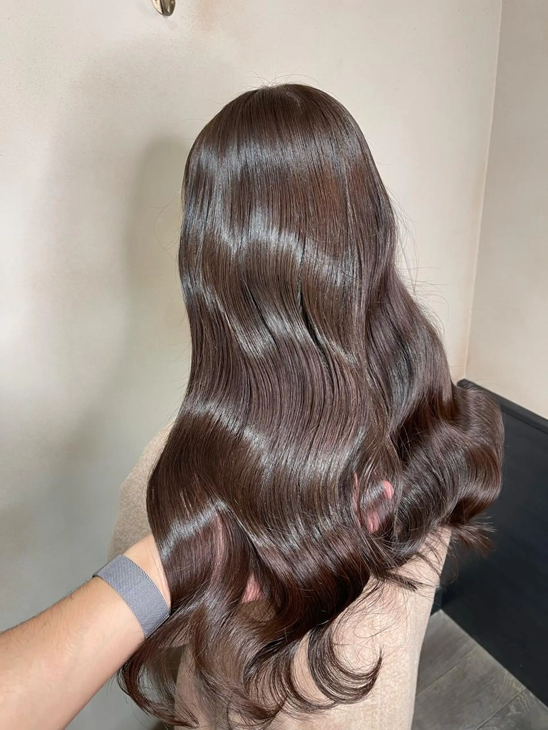 ロング カラー 泉 堅也のヘアスタイル