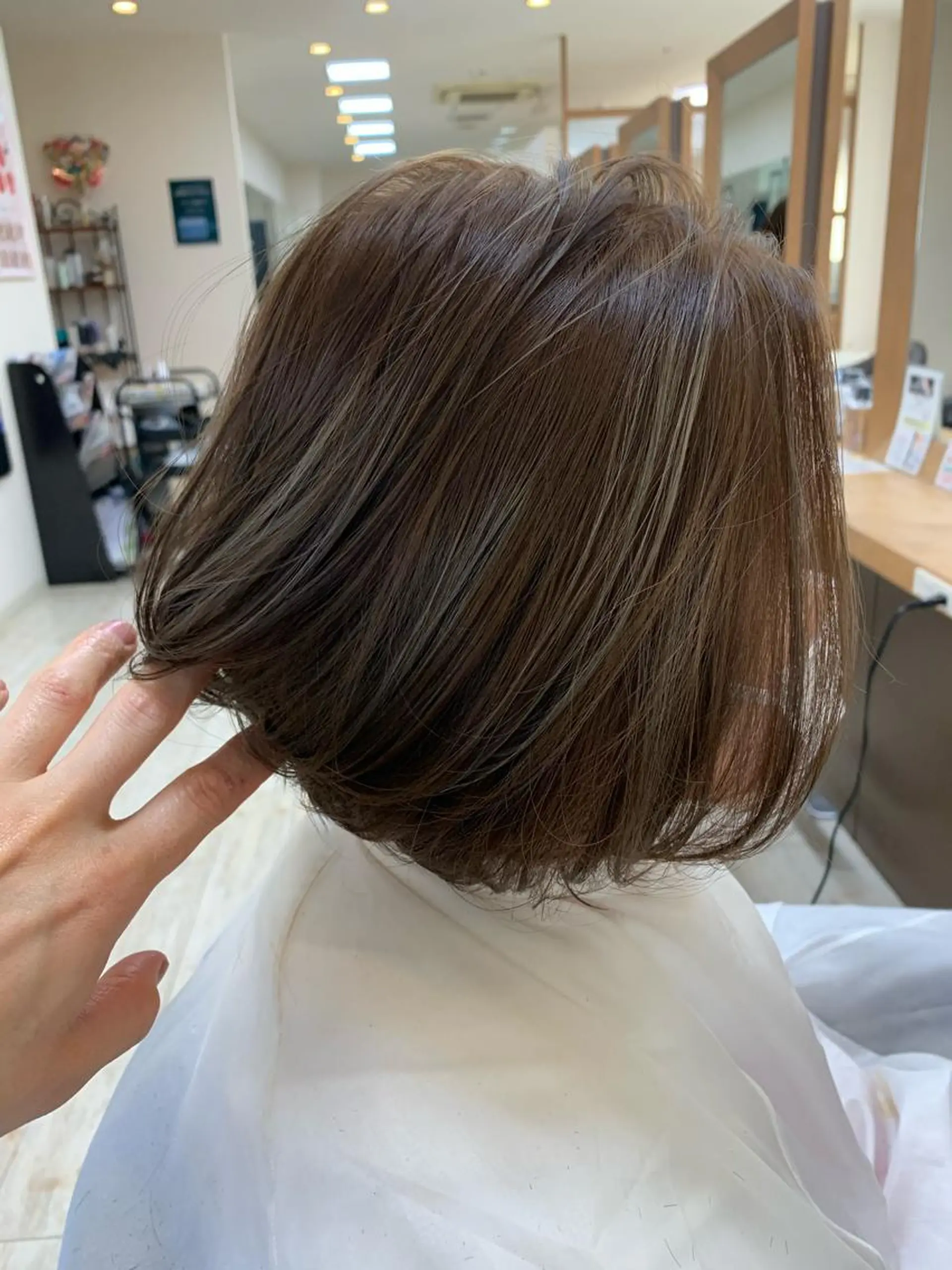 ショート カラー カット ヘアカラー トリートメント Lien 深井店のヘアスタイル