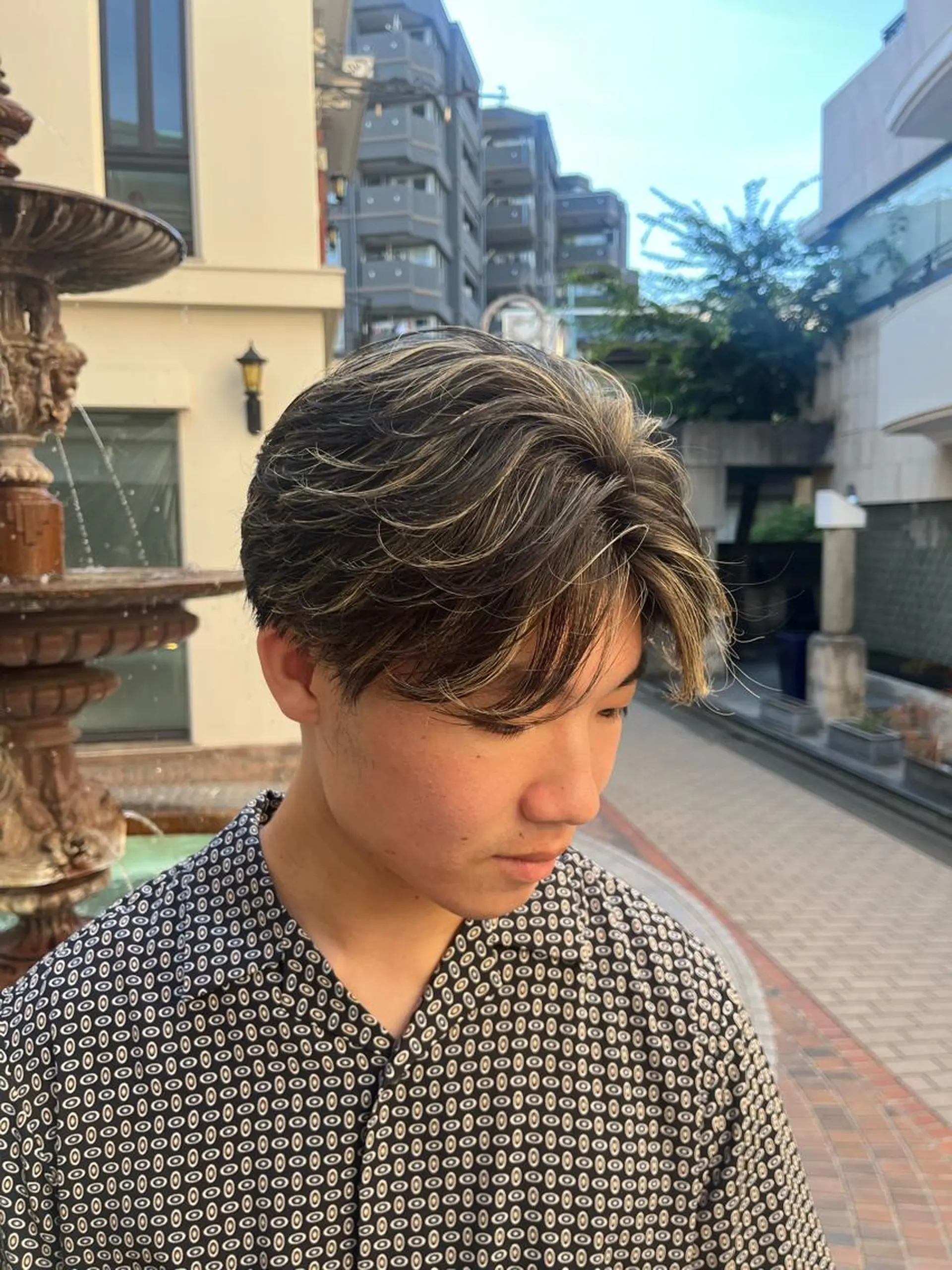 カラー メンズ メンズハイライト ハイライトカラー 外国人風カラー カット ヘアカラー トリートメント ✨メンズスタイル✨ Daiのヘアスタイル