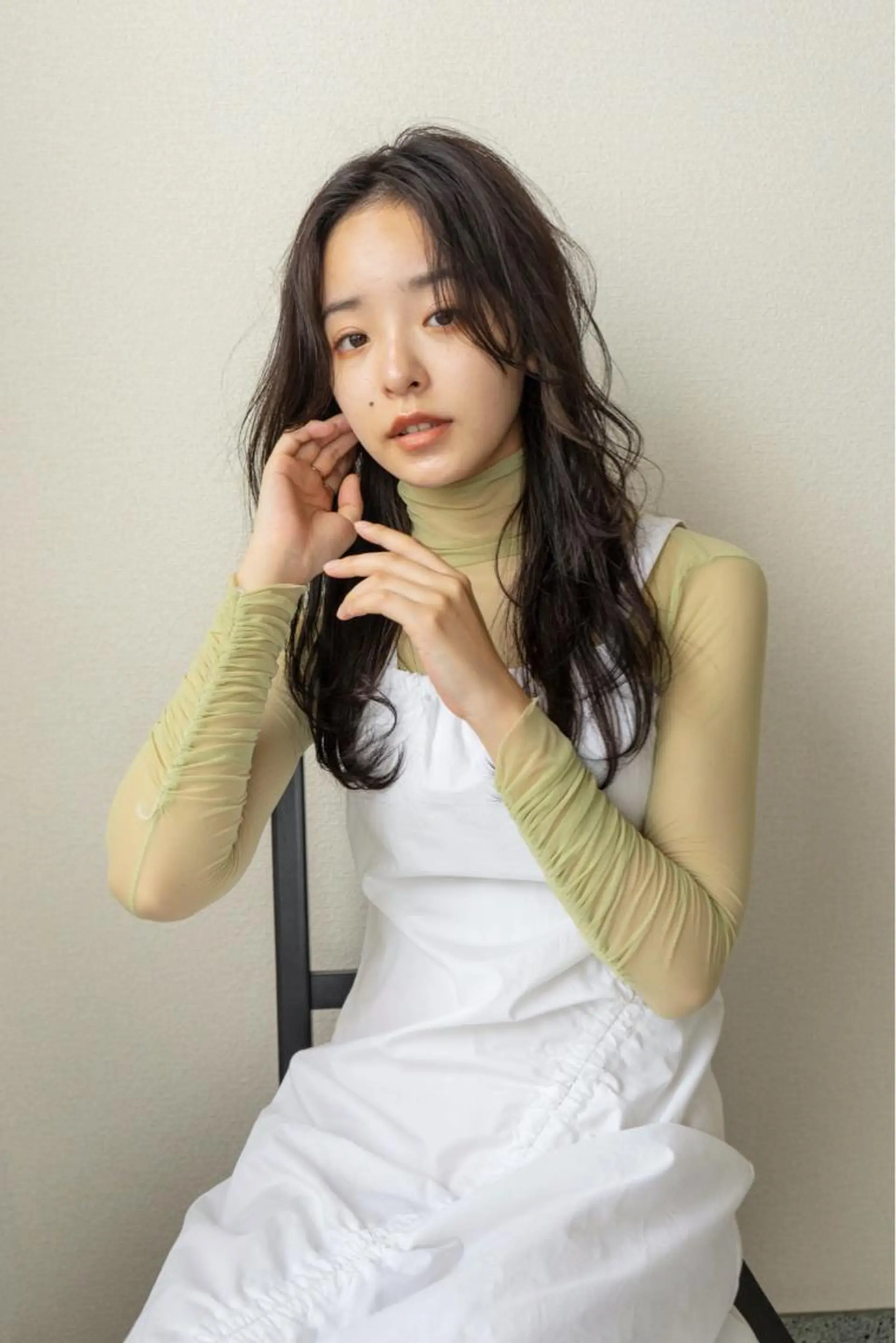 ロング カラー 高梨 菜々のヘアスタイル