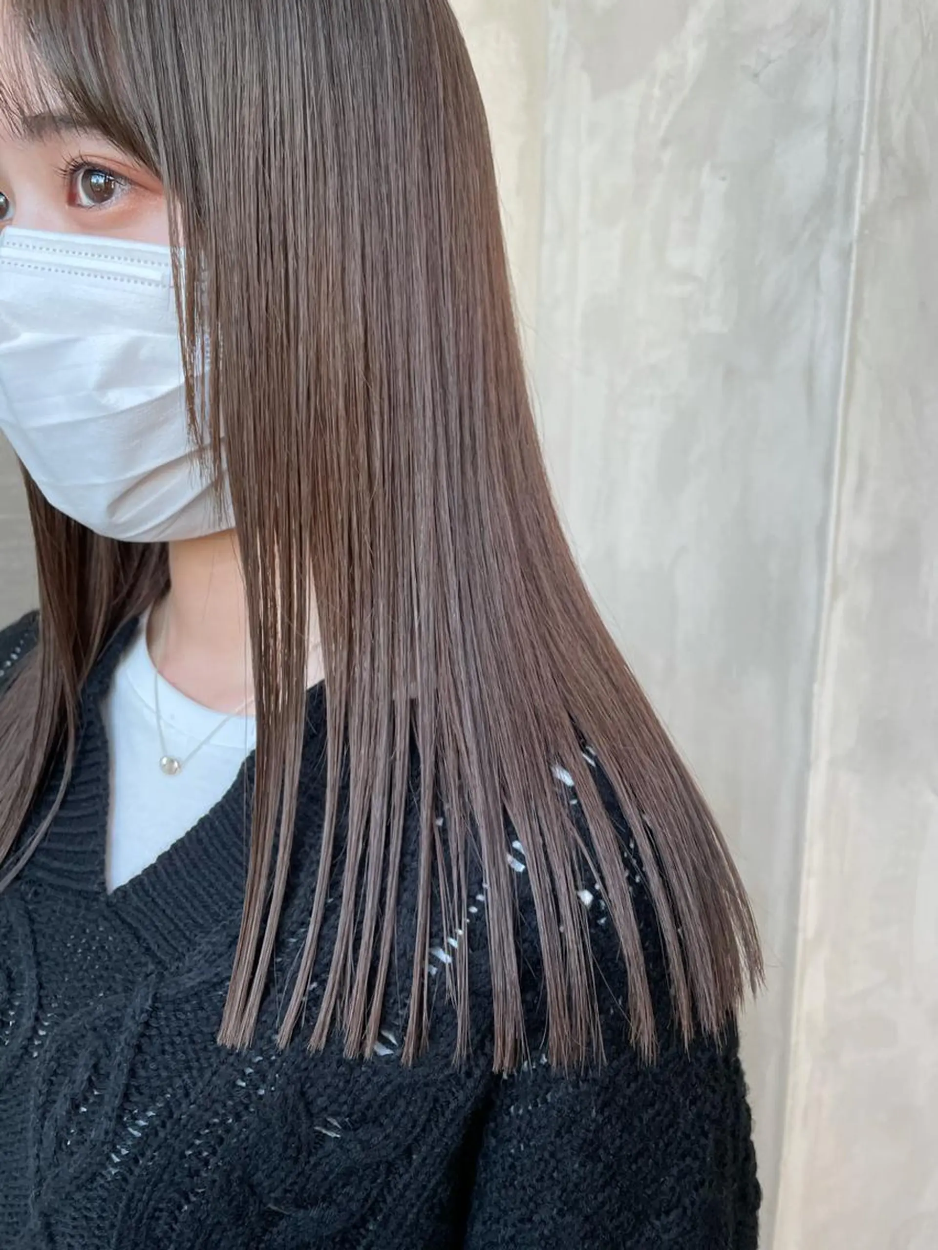 ミディアム カラー 韓国ヘア 店長NEGIのヘアスタイル