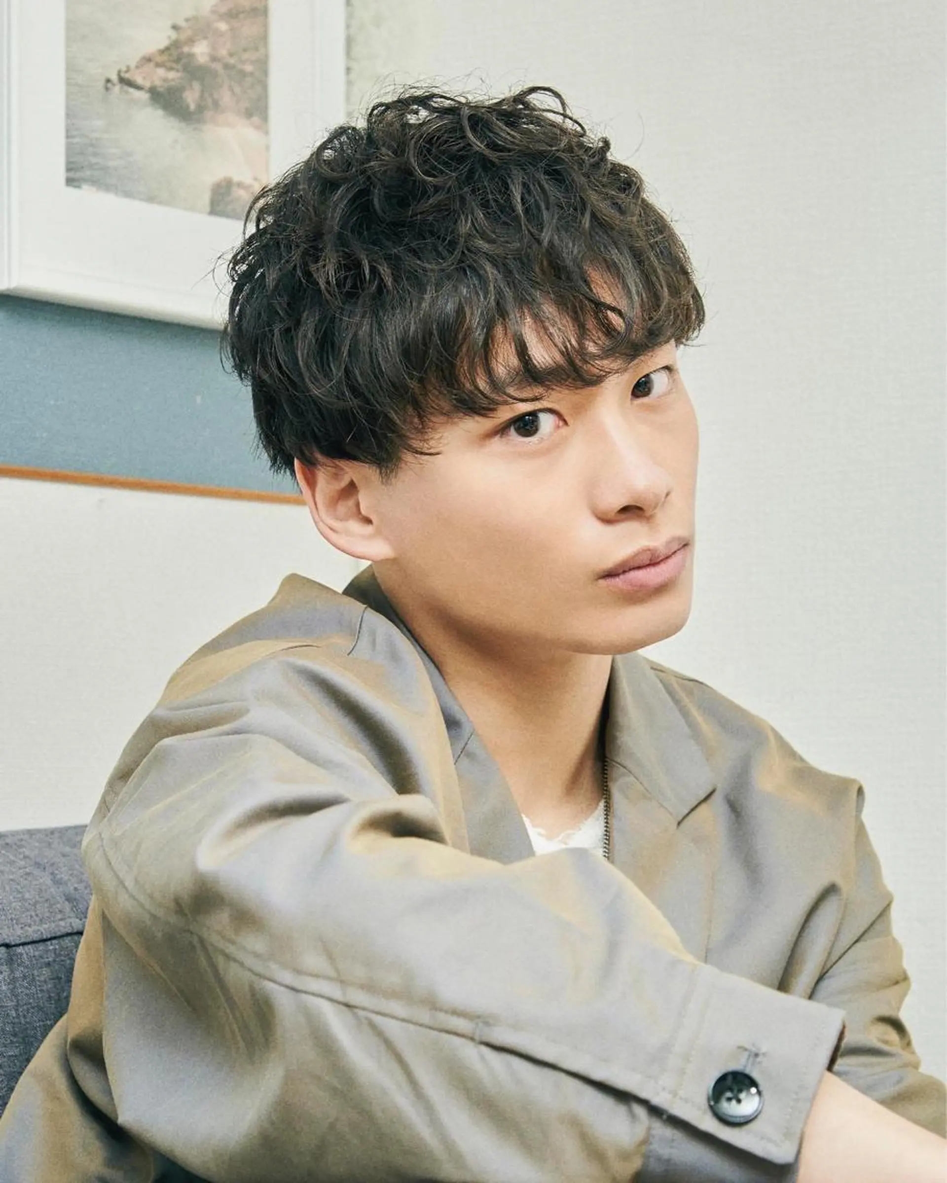 ショート パーマ メンズ メンズパーマ スパイラルパーマ メンズ専門美容師✂︎ 大庭勝己のヘアスタイル