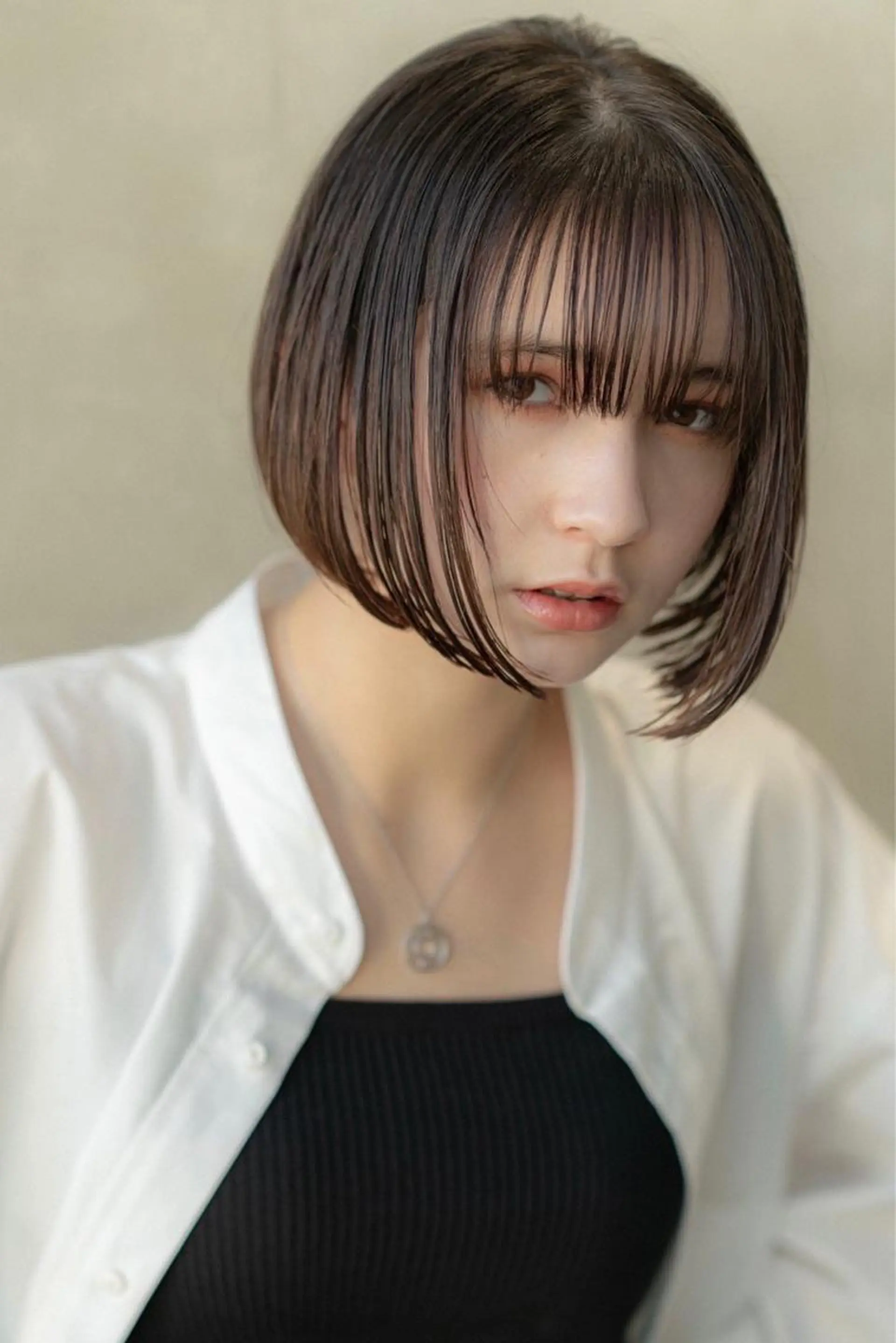 ショート カラー ボブ 大森 勝馬のヘアスタイル