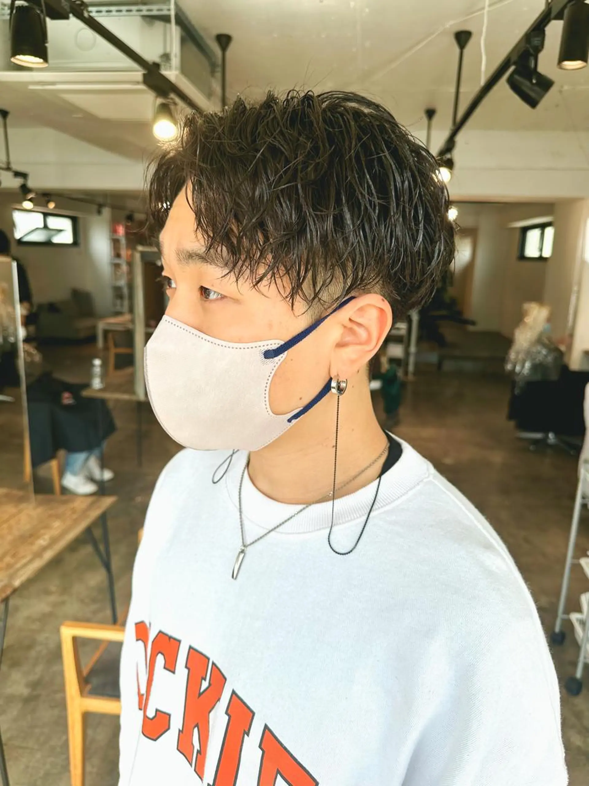 メンズ フェードカット マッシュ メンズパーマ カット ヘアカラー パーマ トリートメント 骨格補正施術/メンズ 専門美容師/YUYAのヘアスタイル