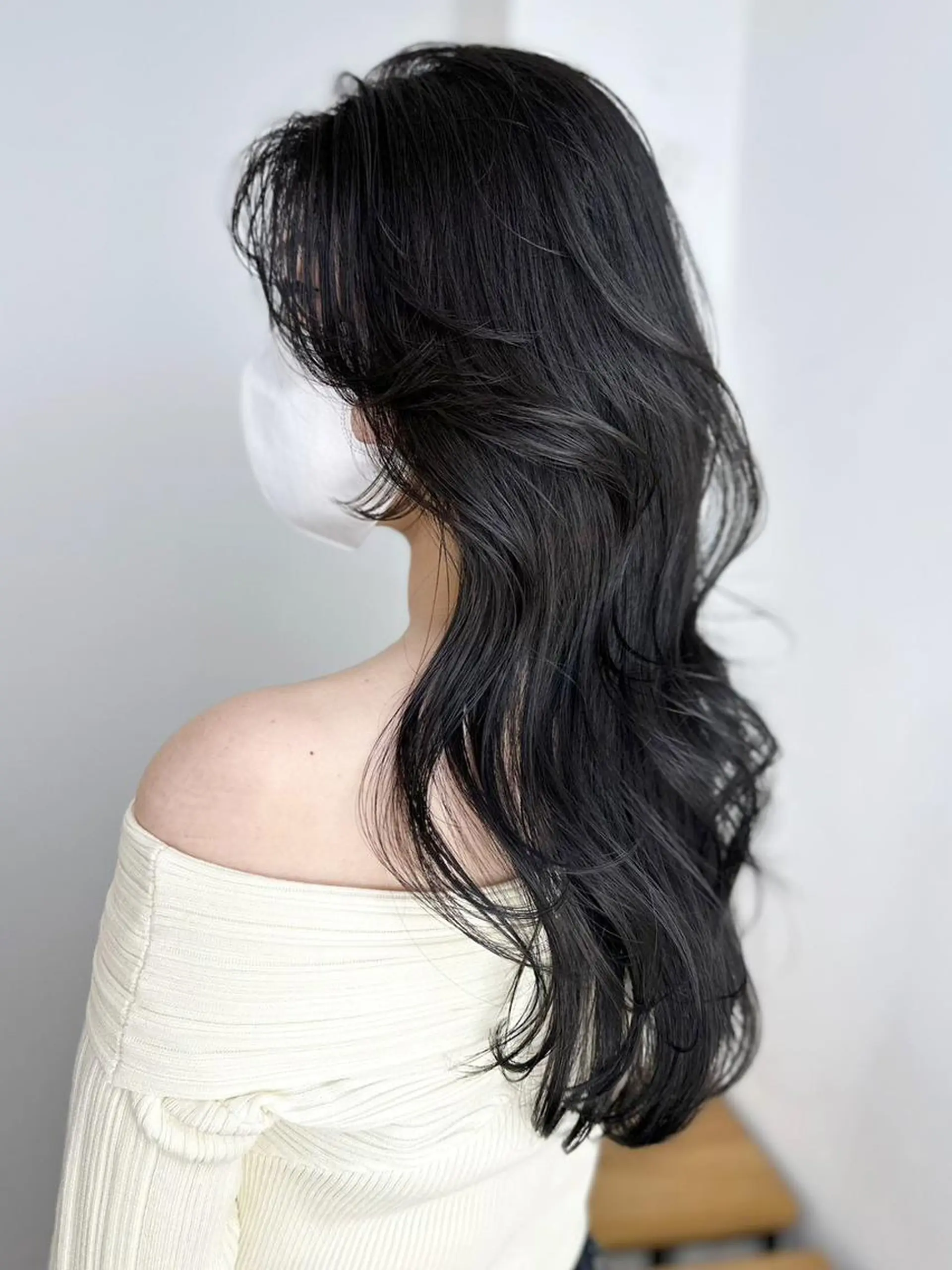 セミロング カラー 韓国風ヘア レイヤーカット カット ヘアカラー トリートメント ITbyALBUM 藤沢店のヘアスタイル