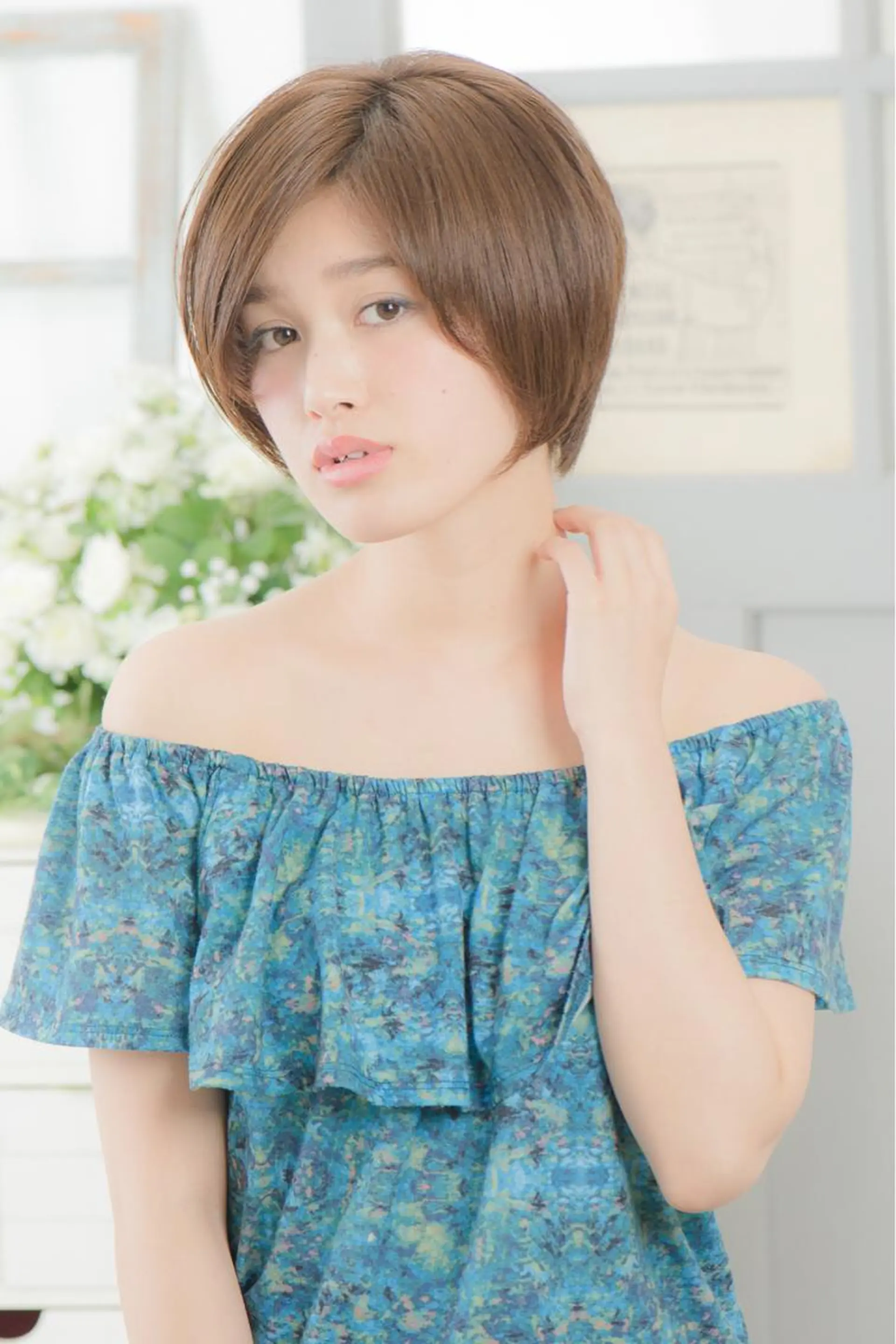ショート カラー ショートヘア カット トリートメント Maeda マエダのヘアスタイル