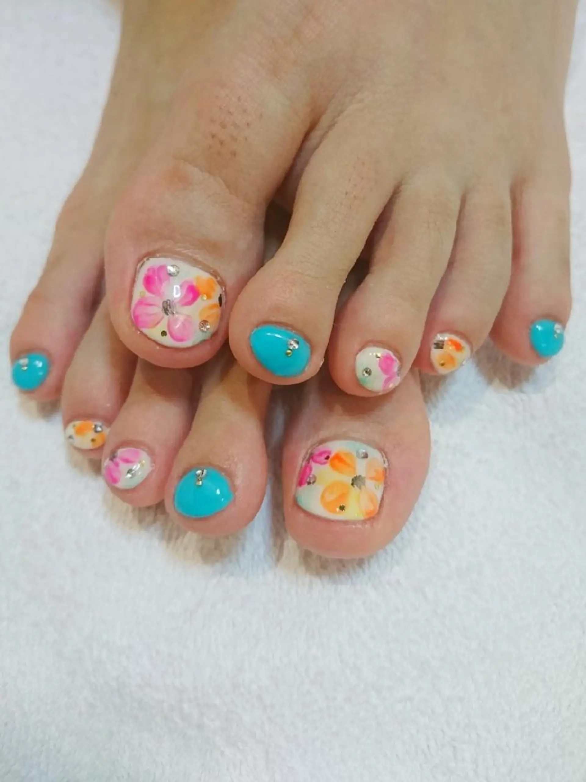 ネイル フットネイル みー shakushiroのネイルデザイン
