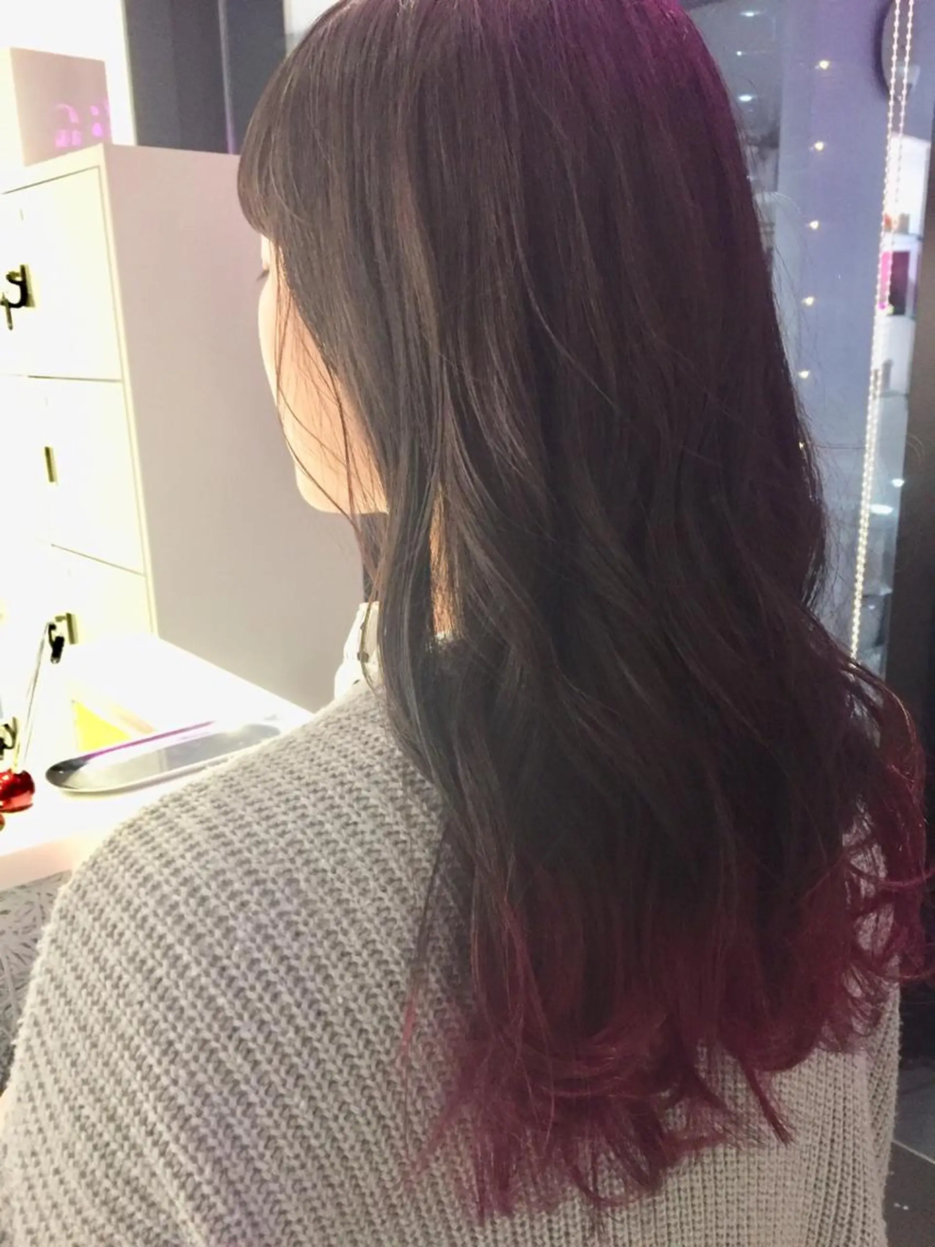 セミロング カット ヘアカラー トリートメント 所渉/韓国レイヤー /ウルフカットのヘアスタイル