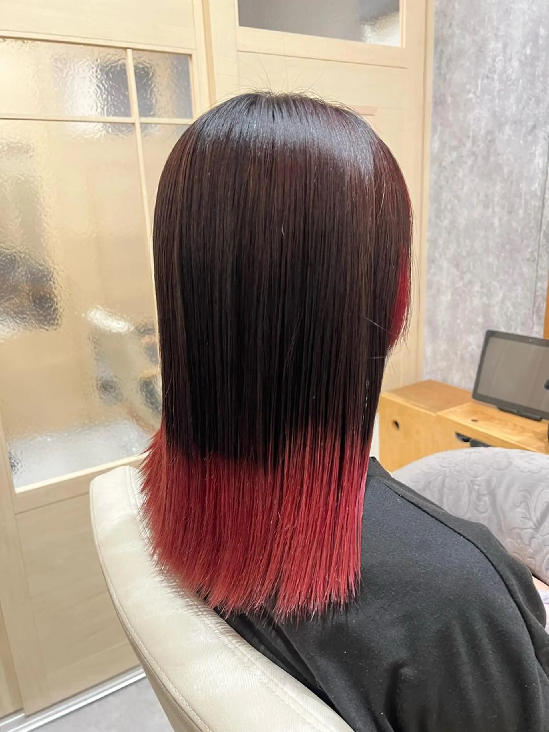 ロング カラー ヘアアレンジ 🌈髪質改善・美髪矯 正・平野瀬乃🌈のヘアスタイル