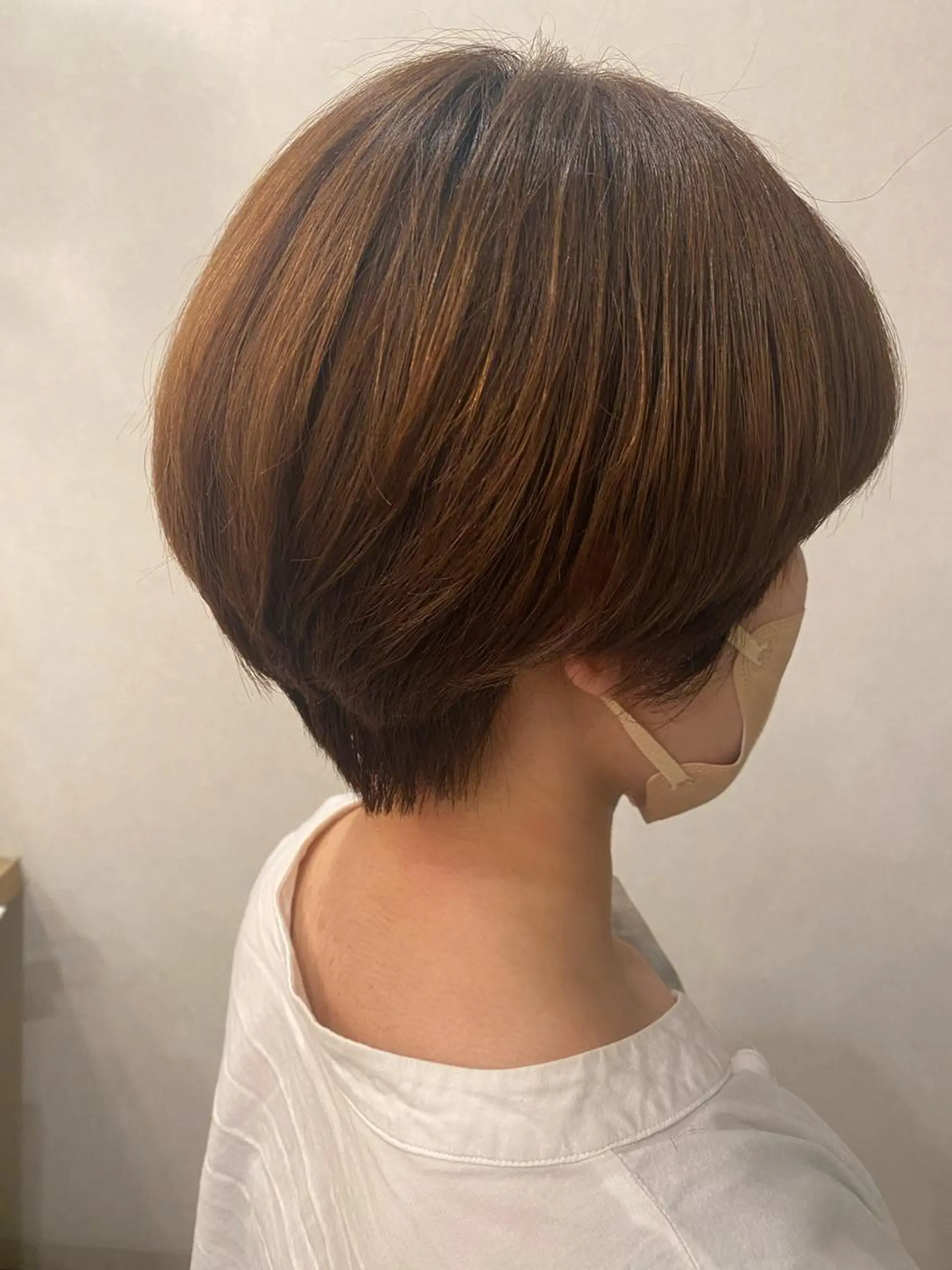 ショート ショートヘア 岡田 真弥のヘアスタイル