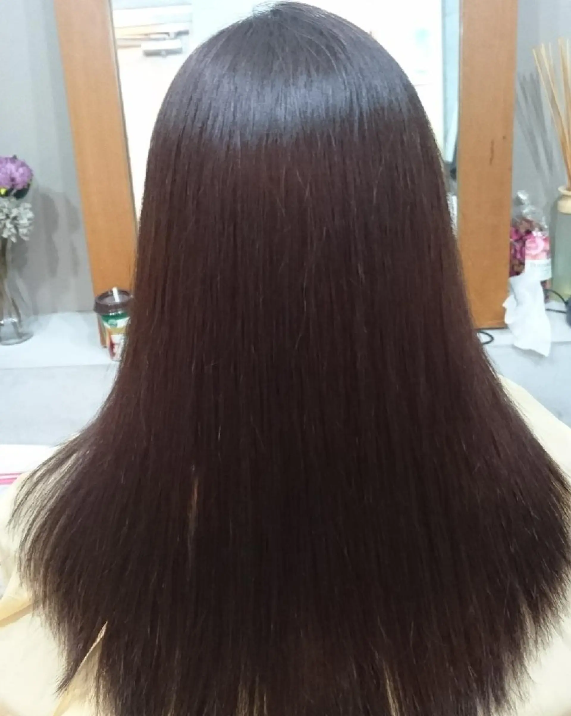 ロング カット 縮毛矯正 hair&eye AMANDAのマツエク・マツパデザイン