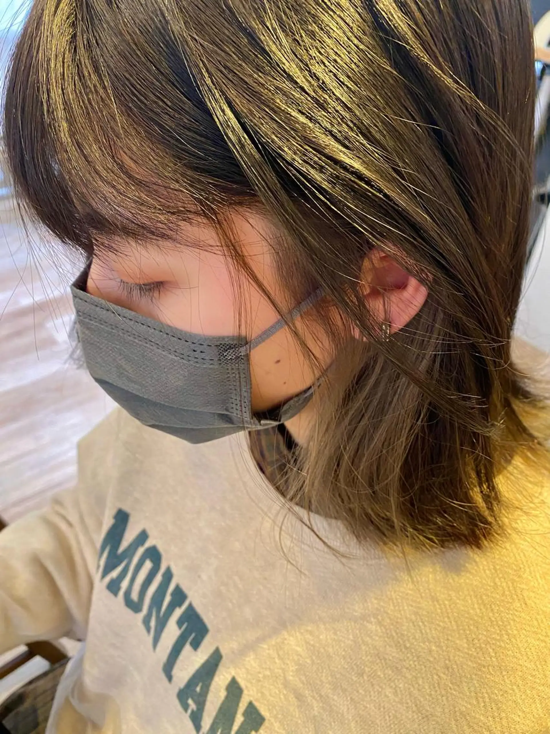 ショート カラー ヘアアレンジ niconail 🧣ayu 📍烏山のネイルデザイン