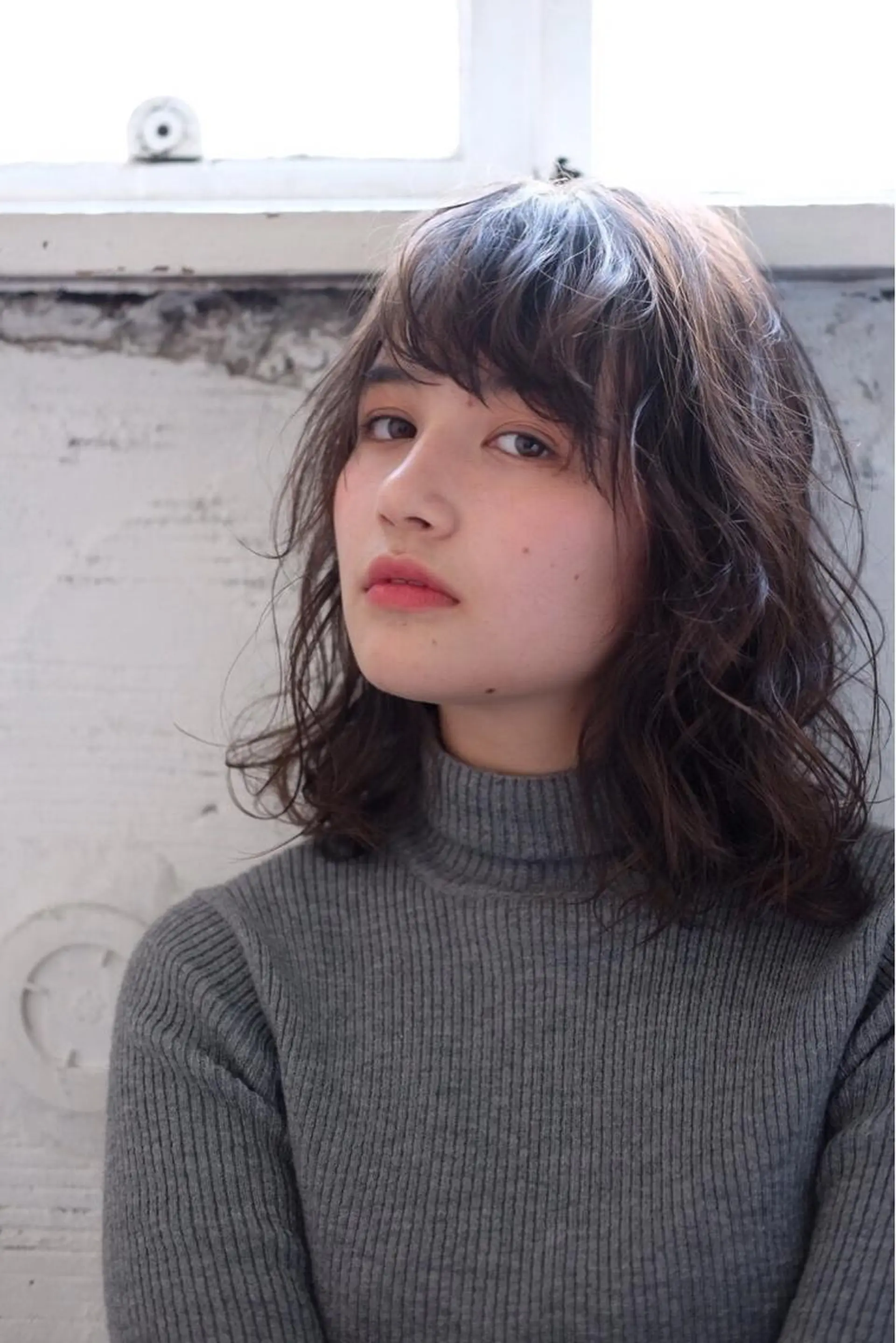 ミディアム カラー パーマ ヘアアレンジ メンズパーマの巨匠 鈴木純のヘアスタイル