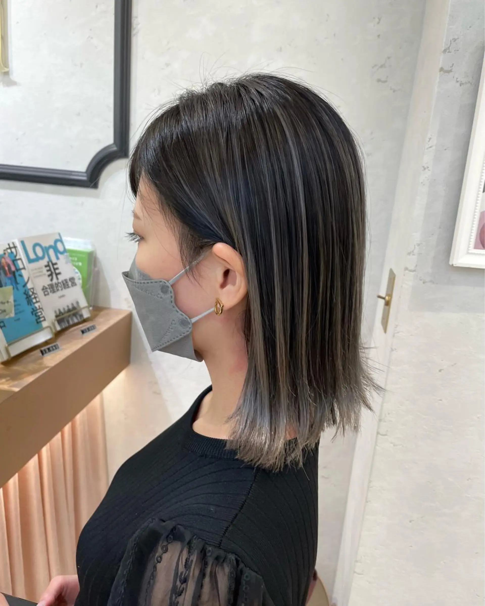 ミディアム カラー カット ヘアカラー トリートメント ♥️ブリーチ/ボブ/ レイヤー♥️maiのヘアスタイル