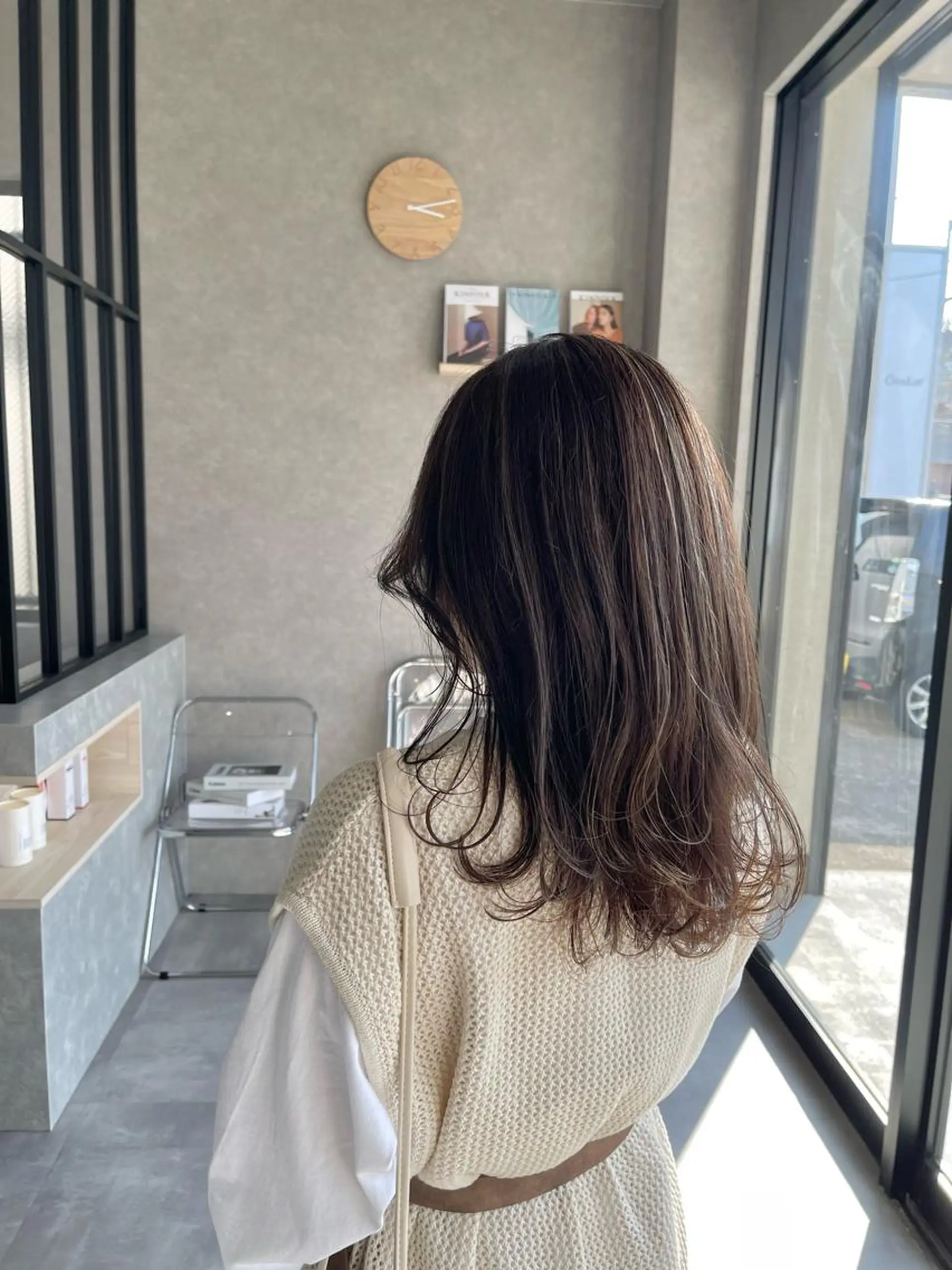 ミディアム カラー 一ノ瀬 暁のヘアスタイル