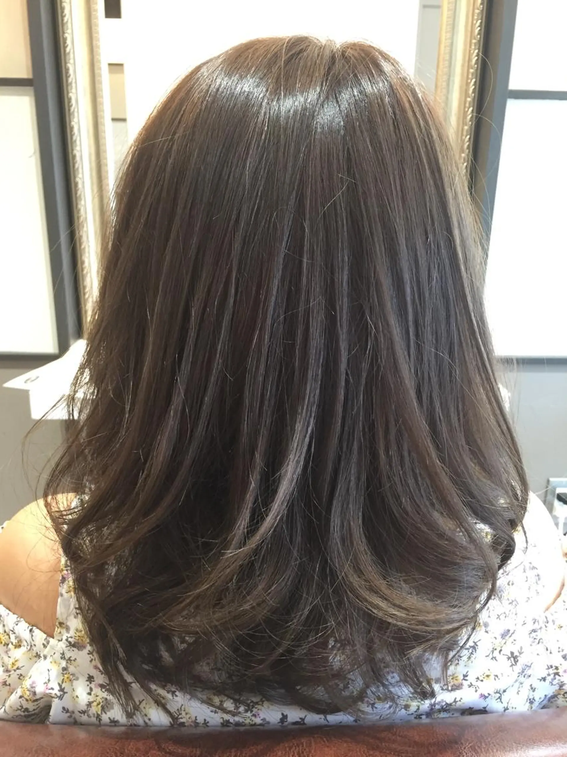 セミロング カラー アッシュ アッシュグレー アッシュグレージュ グレージュ wavi hair所属・後藤 ユウキ/髪質改善🫧のヘアスタイル