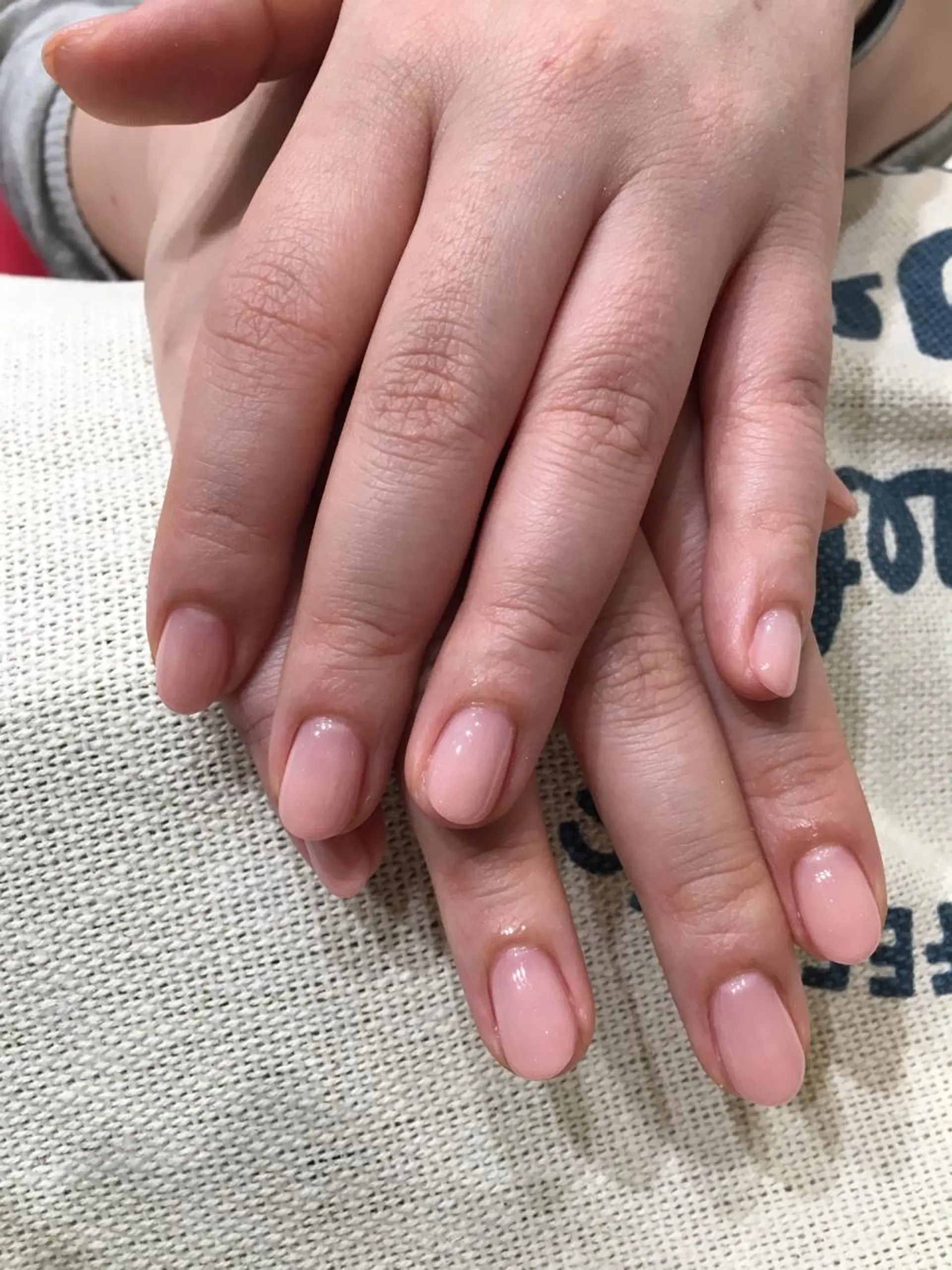 ネイル ピンク ピンクベージュ ハンドネイル K's Collection 京都店所属・藤塚 法子のネイルデザイン