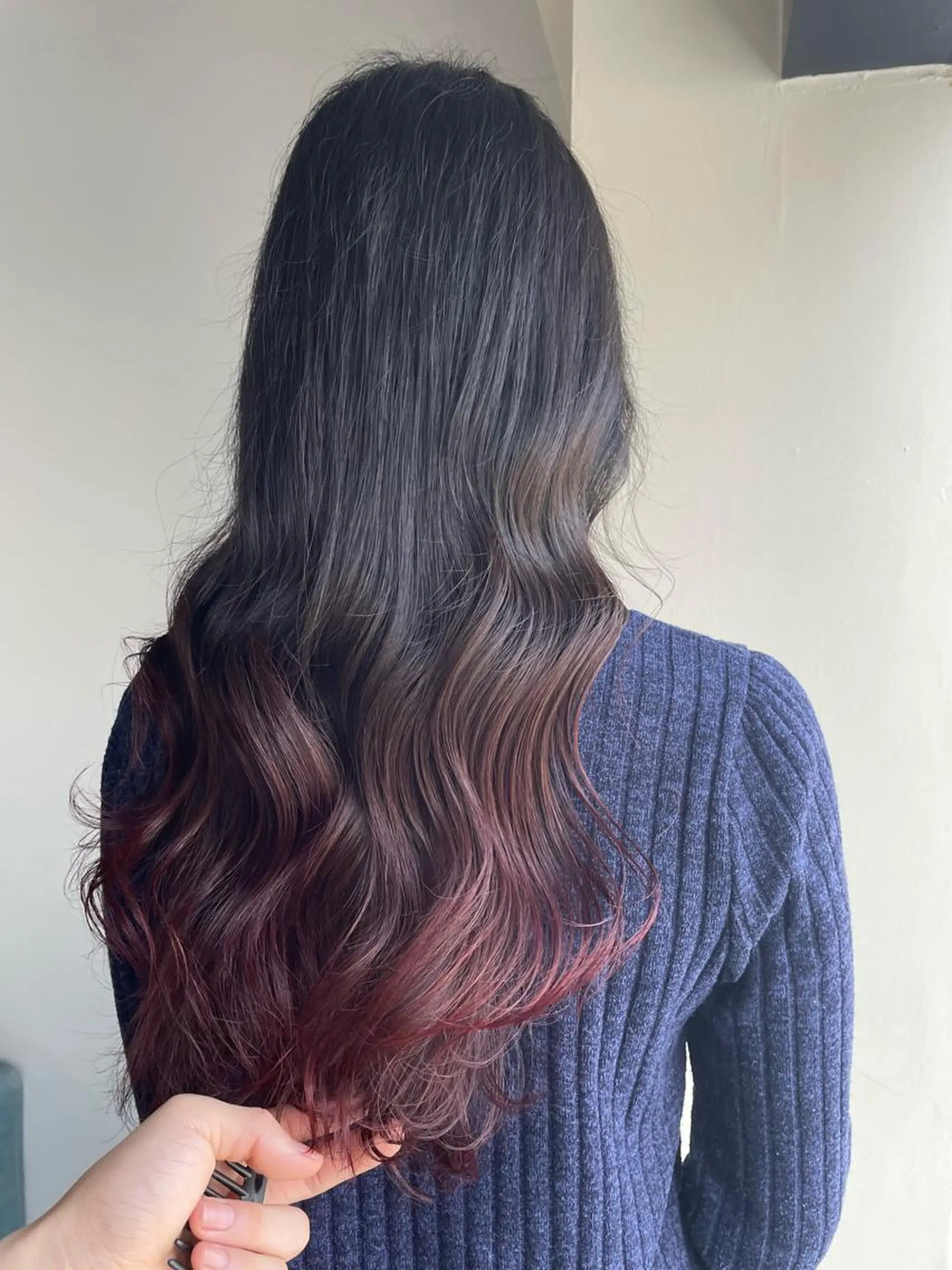 カラー 顔まわり/W カラー/リョウのヘアスタイル