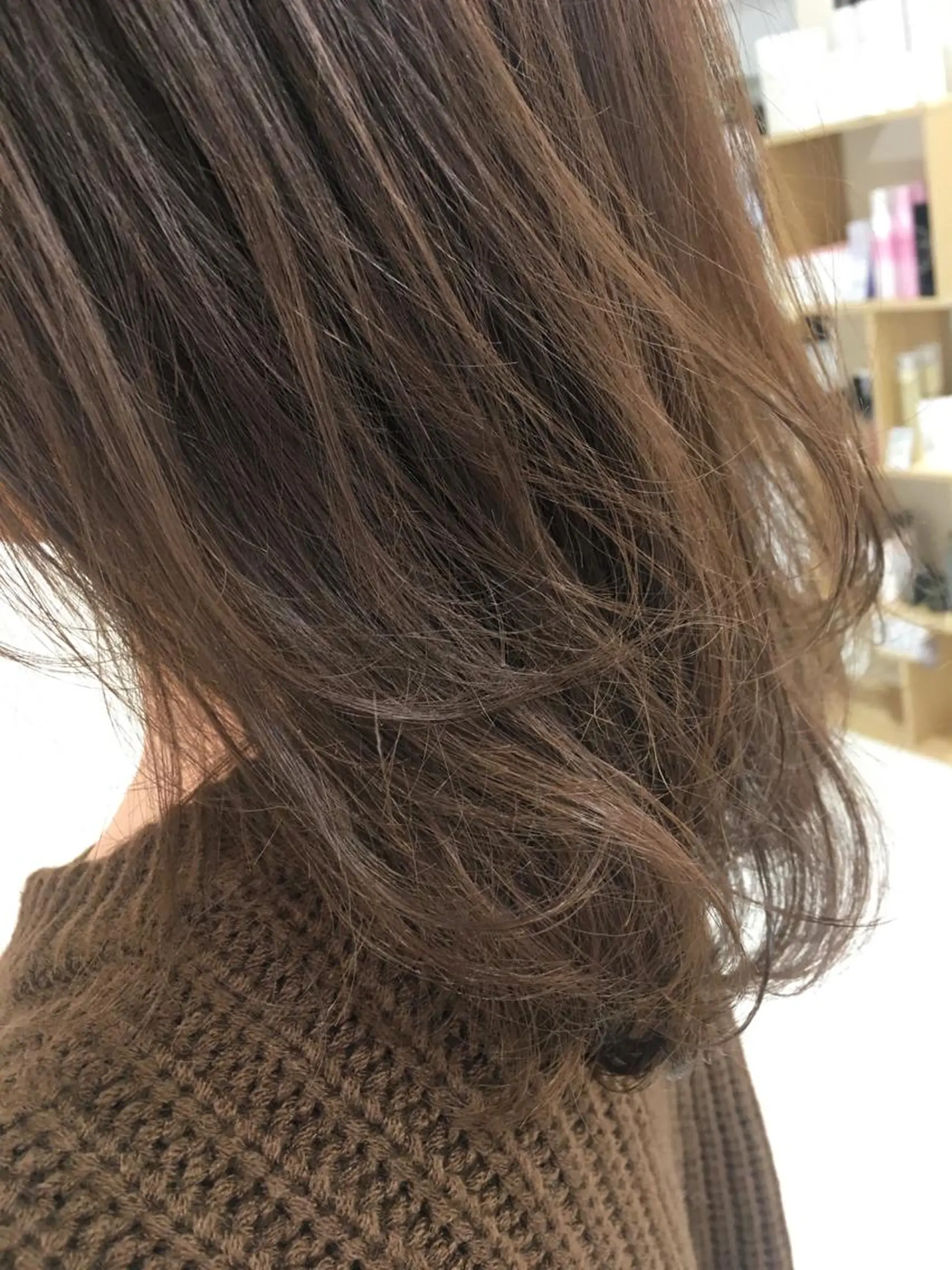 ミディアム カラー ヘアアレンジ マツエク・マツパ 💎耳ツボジュエリー ×銀座美容室💎のヘアスタイル