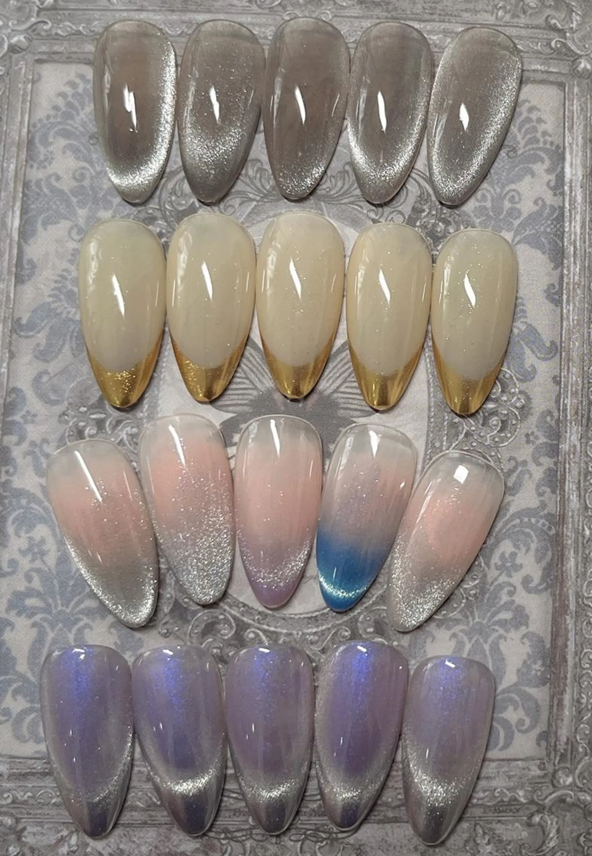 ネイル マグネットネイル ワンホンネイル ハンドネイル AB マツエクネイルサロンのマツエク・マツパデザイン