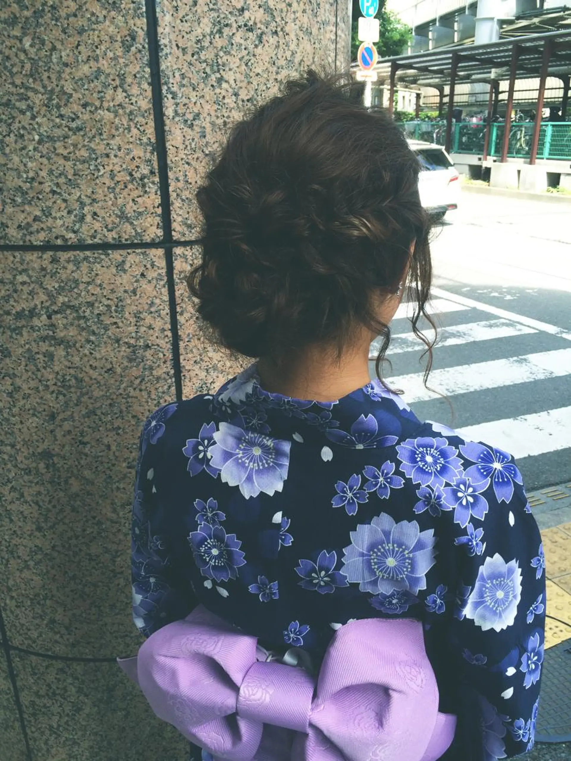 ヘアアレンジ 浴衣 平尾 拓也のヘアスタイル