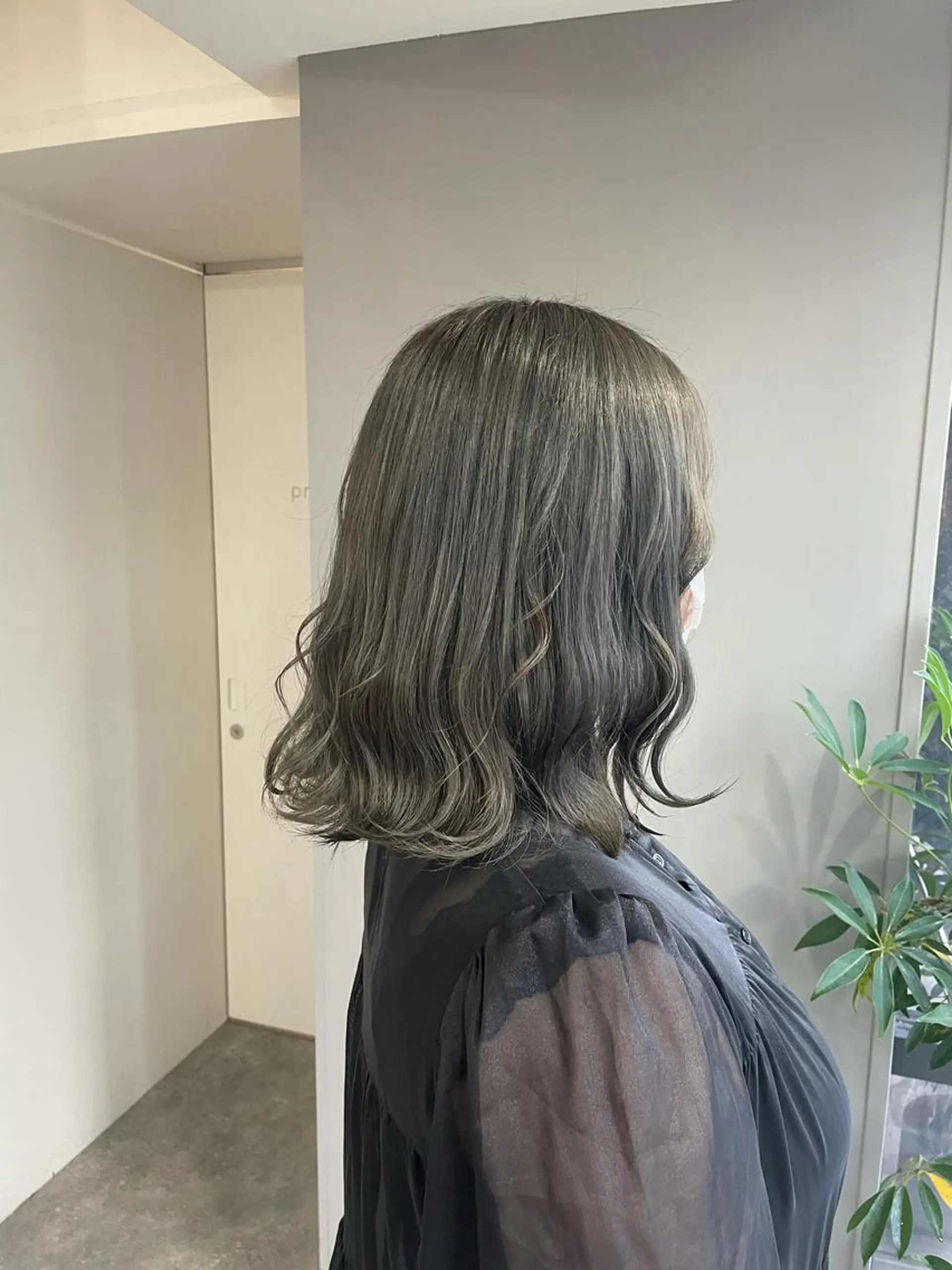 セミロング ヘアカラー soyon心斎橋所属・♡透明感/艶カラー/ M a I ♡のヘアスタイル