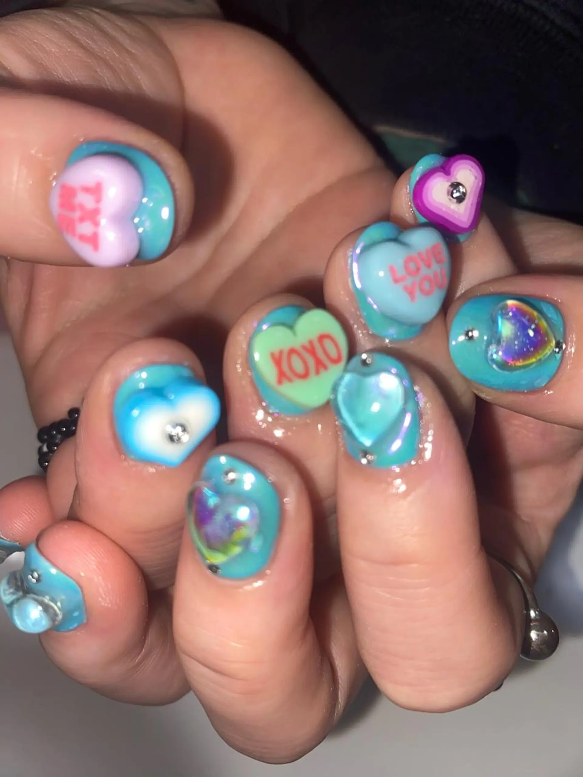 ネイル 個性派🌺推しネイル 💅💞hota🐇のネイルデザイン