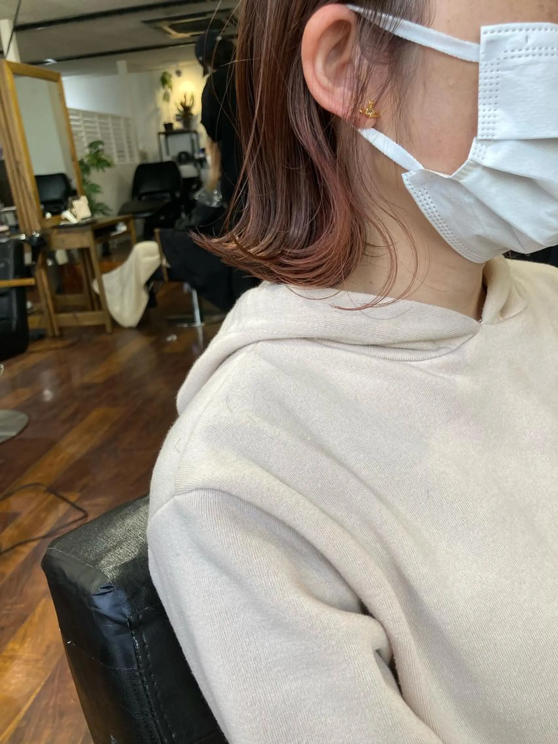 ミディアム カラー カット ヘアカラー 小木曽智美 /ボブ/ショートのヘアスタイル