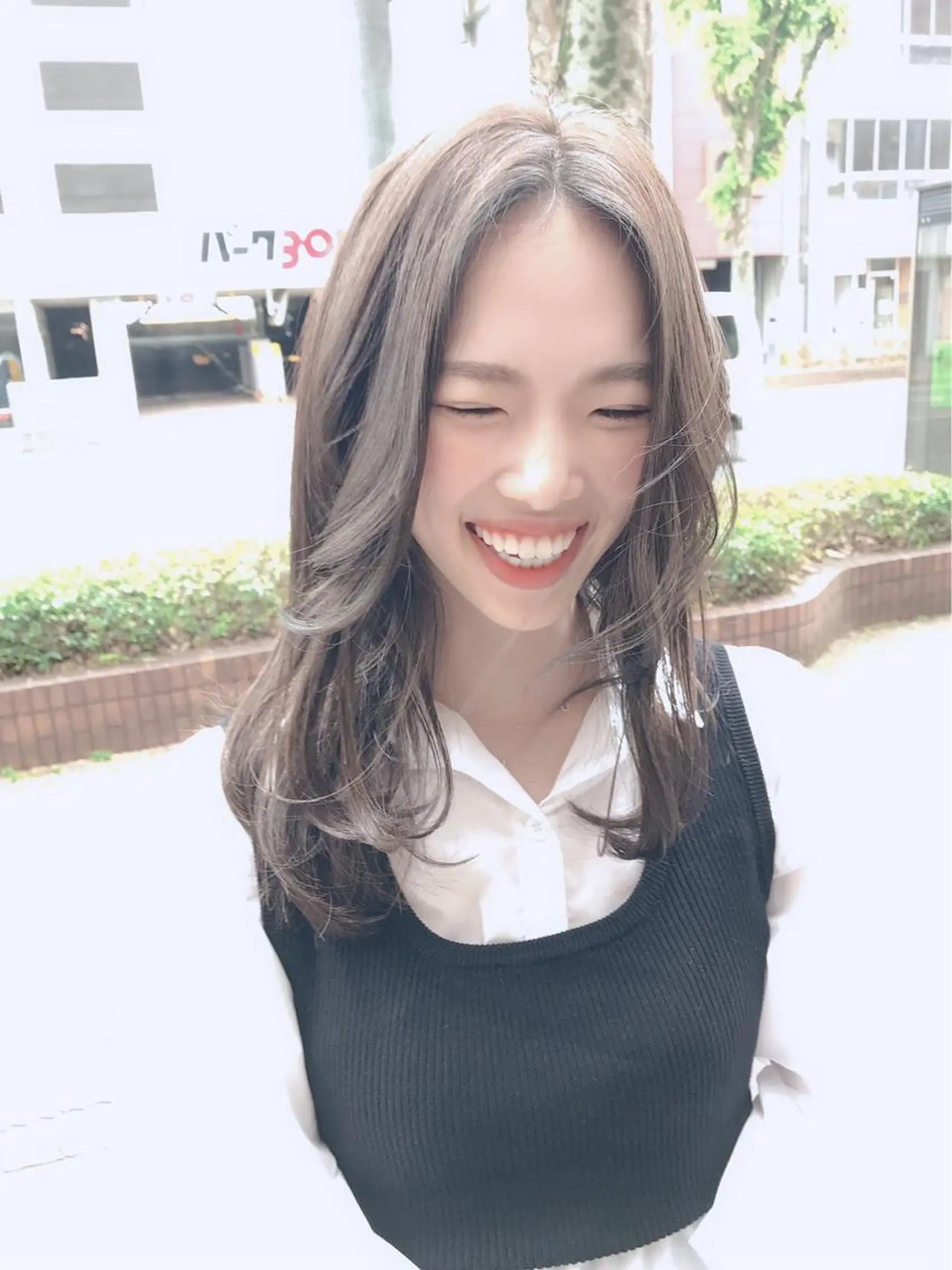 ロング カラー アッシュ ブラウンカラー オリーブブラウン Rondo岐阜公式/ 岐阜No.1髪質改善のヘアスタイル