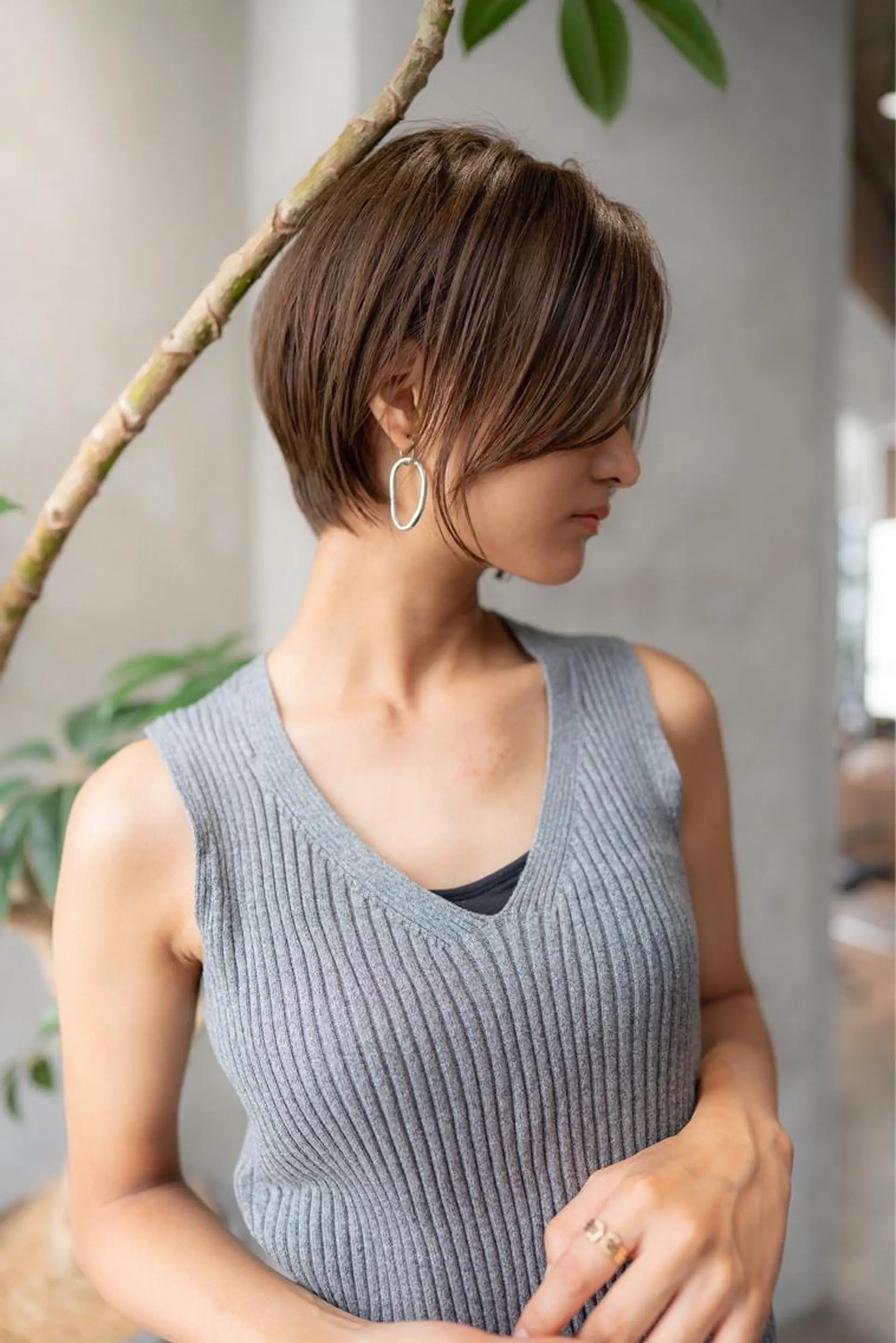 ショート カラー カット ヘアカラー トリートメント 🉐レイヤー/塩見 弘樹🉐渋谷のヘアスタイル