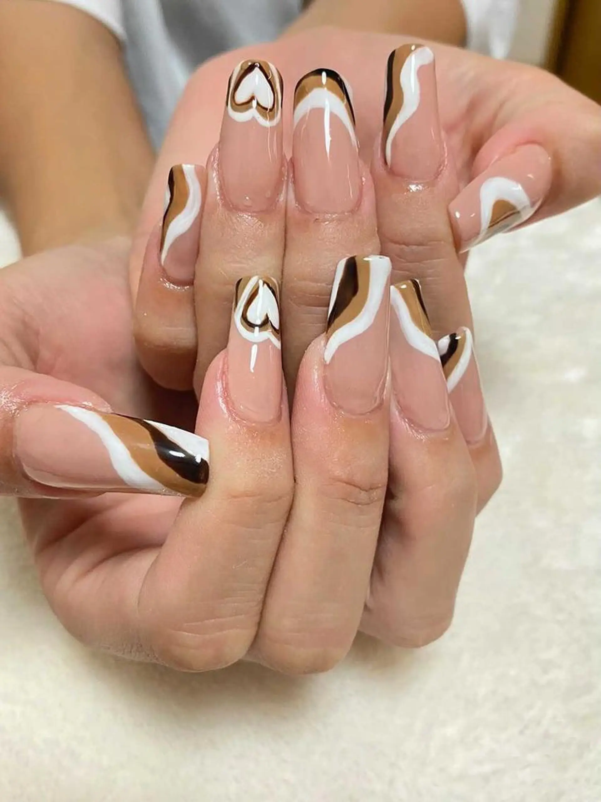 ネイル ロングネイル ハンドネイル 大和田 美貴のネイルデザイン