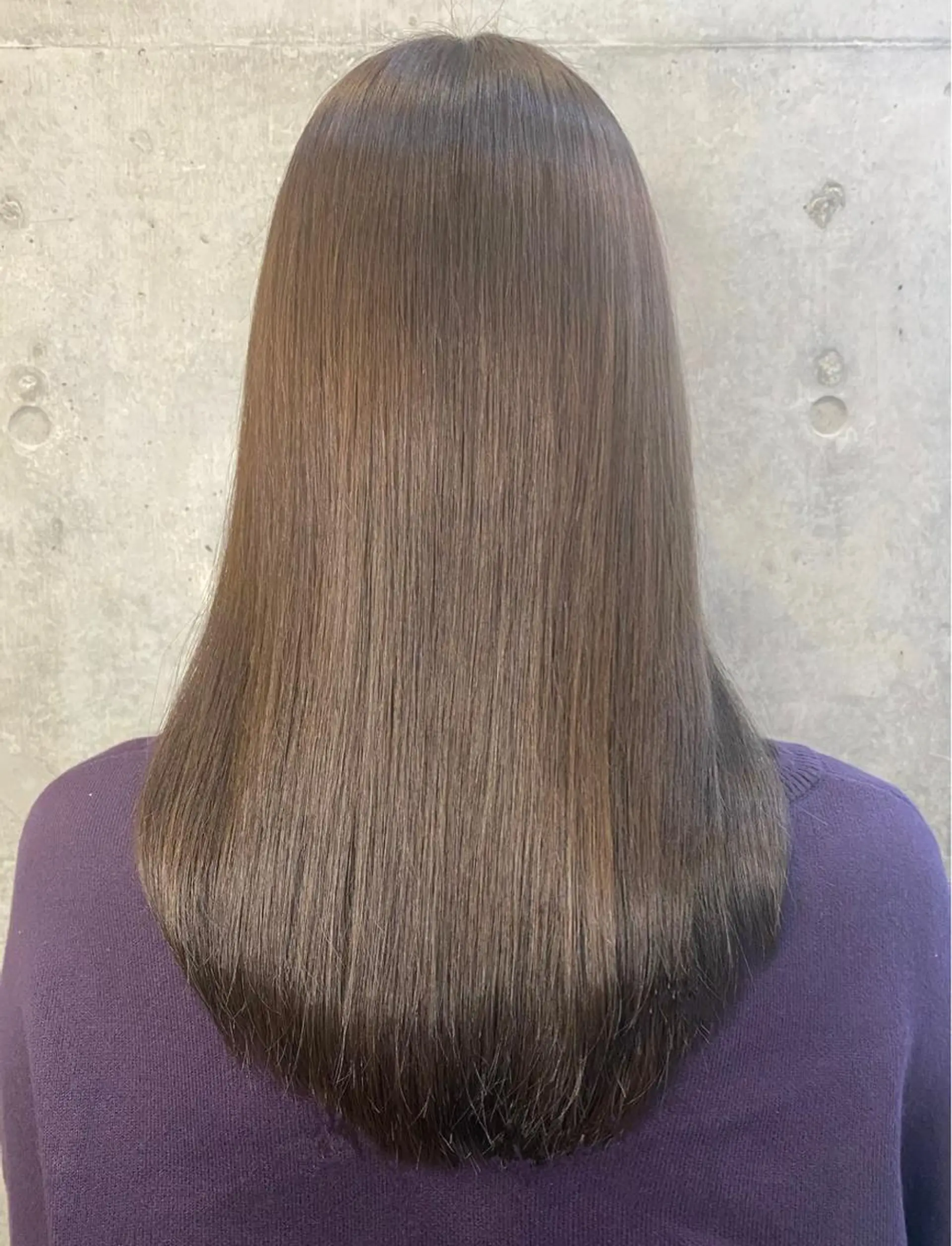 セミロング 髪質改善 ヘアカラー トリートメント 愛されヘア♪ 大森春奈のヘアスタイル